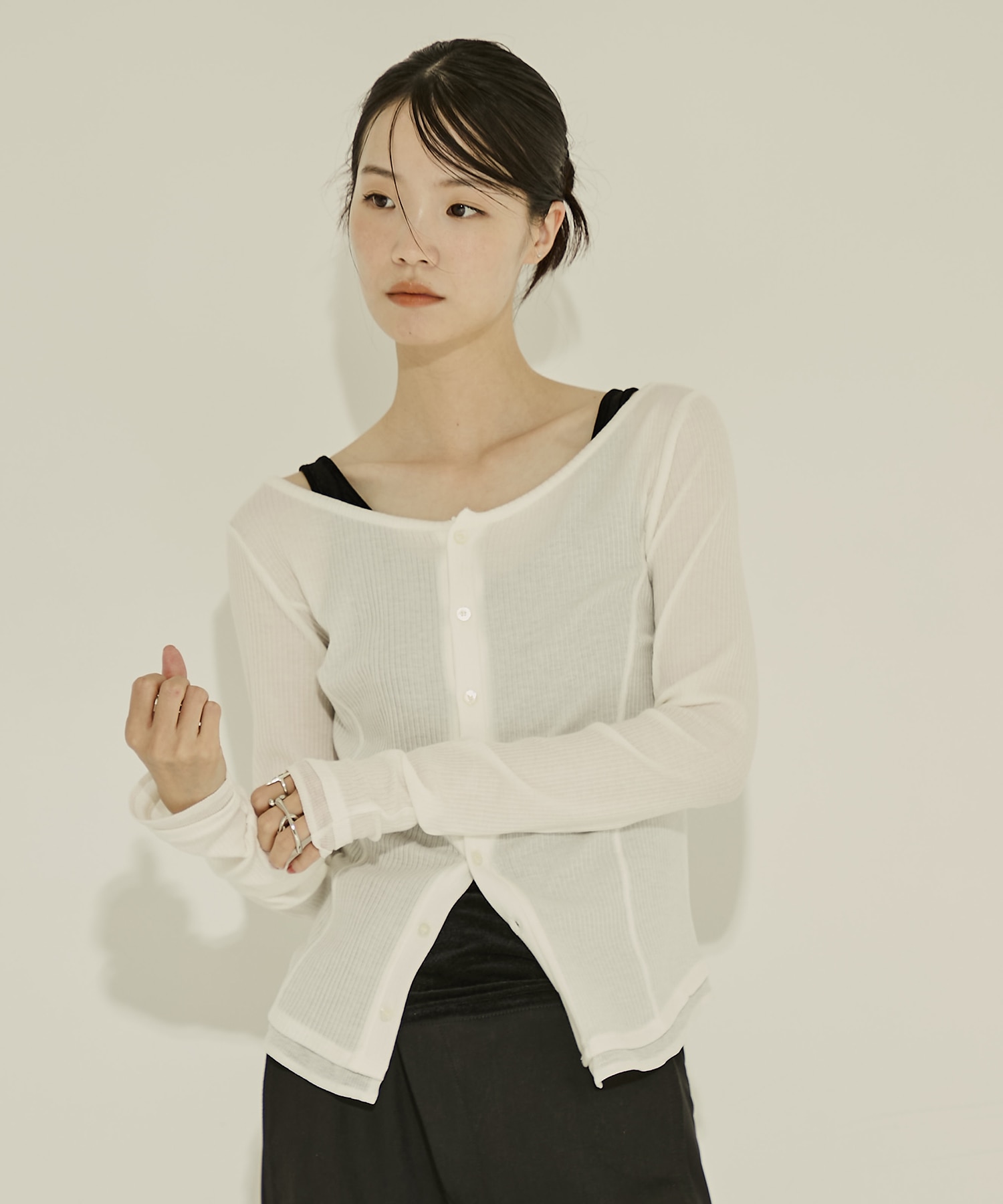 Cashmere Silk Long Tee STUDIOUS