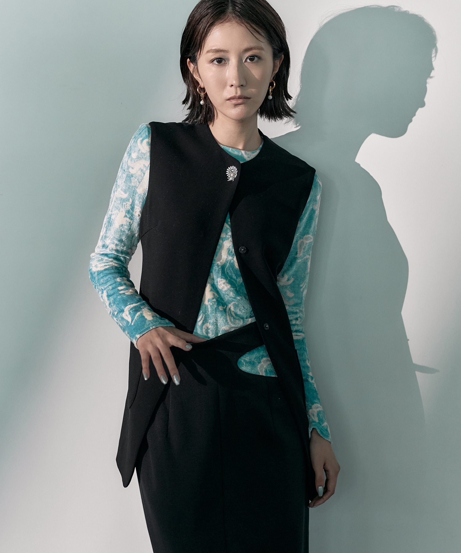 別注 Velour Jersey Top Mame Kurogouchi
