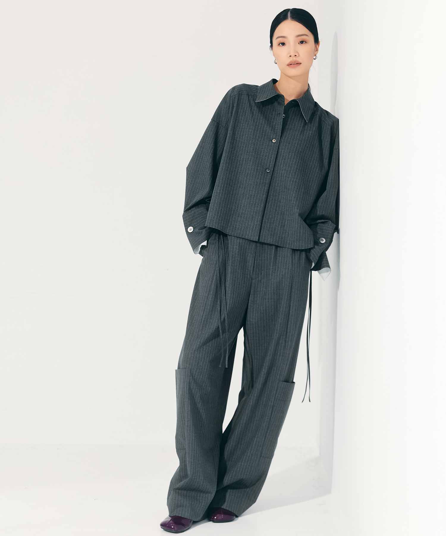 Soft Barrel Leg Cargo Trousers STUDIOUS