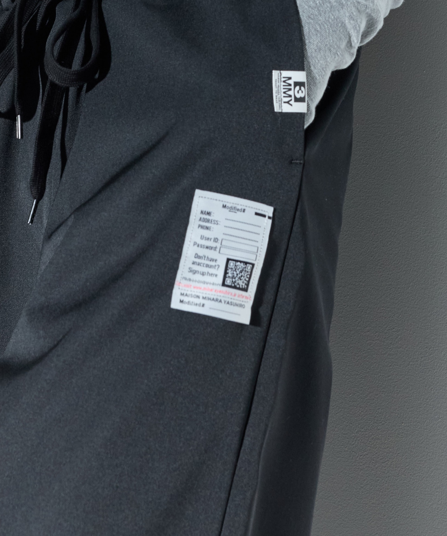 DRY WOOL TROUSERS Maison MIHARA YASUHIRO