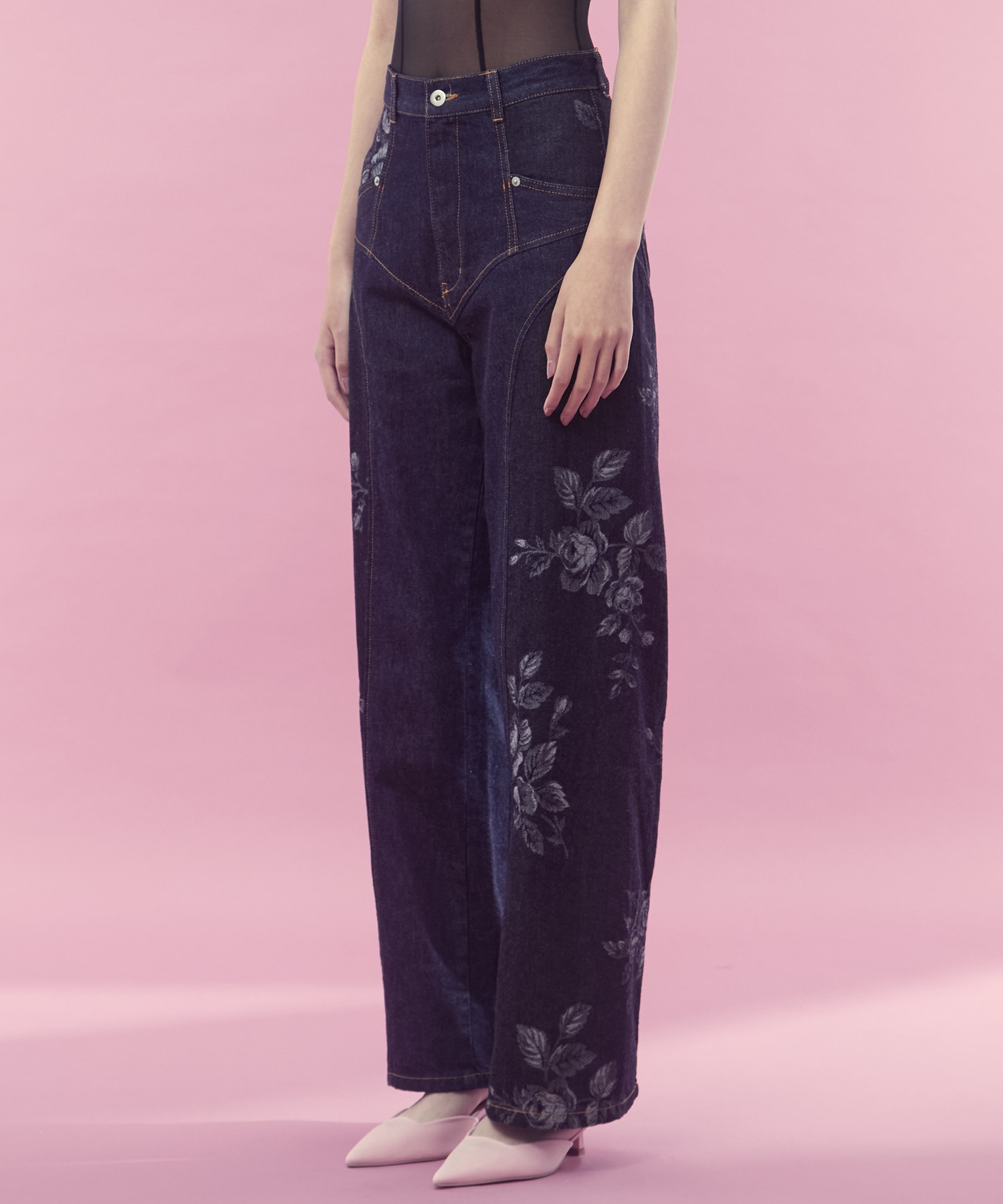 別注 ROSE DENIM PANTS FETICO