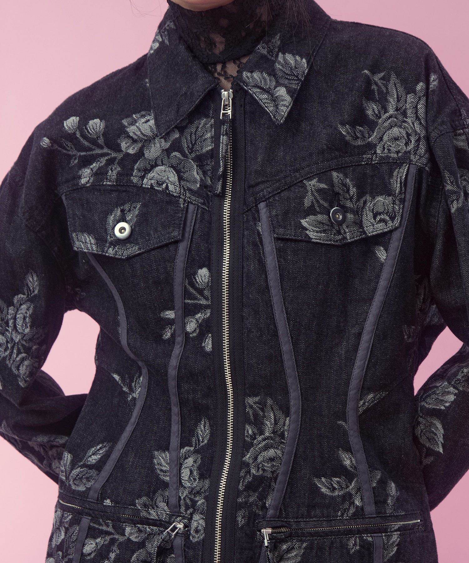 別注 ROSE DENIM JACKET FETICO