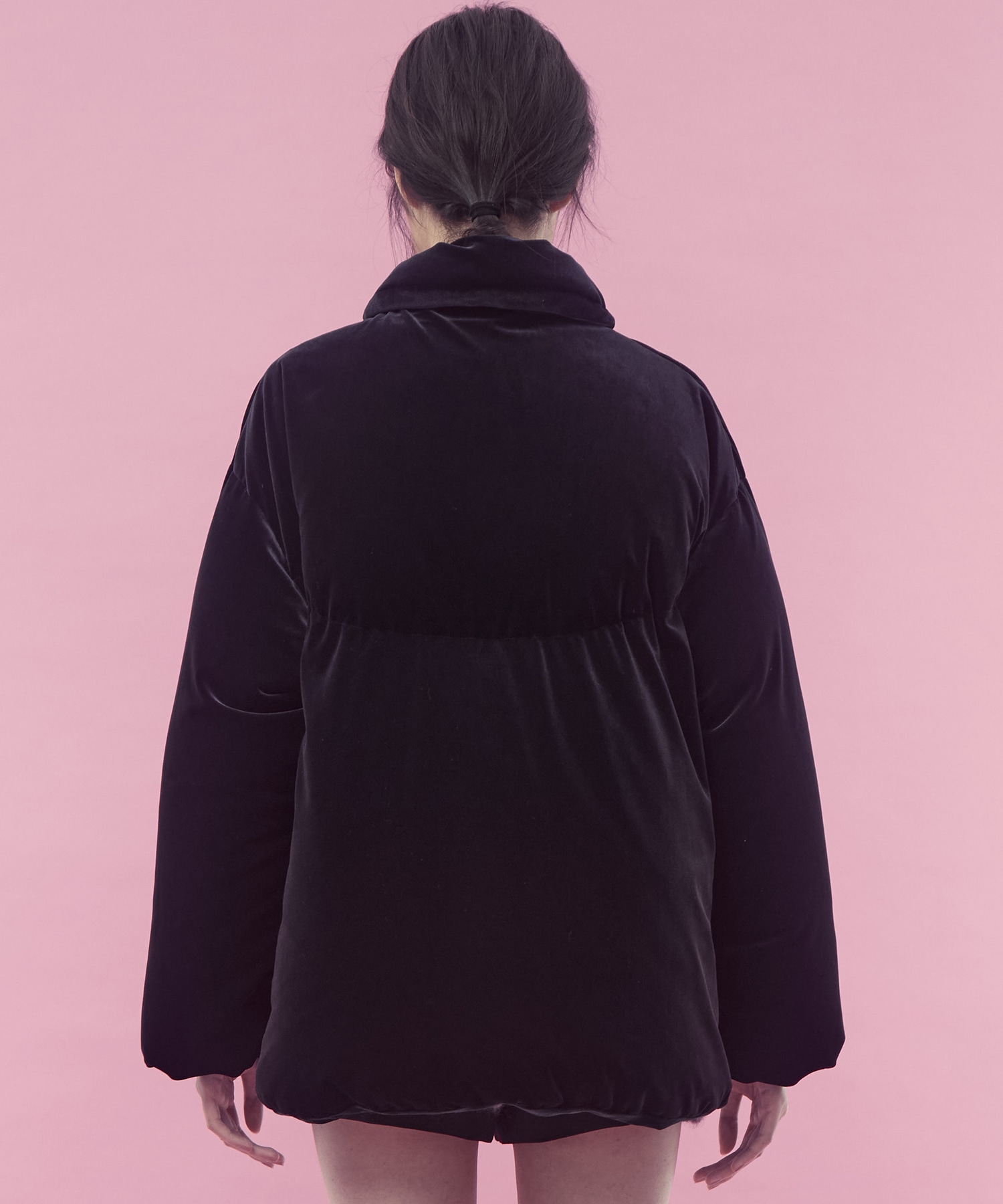 Velour down coat FETICO