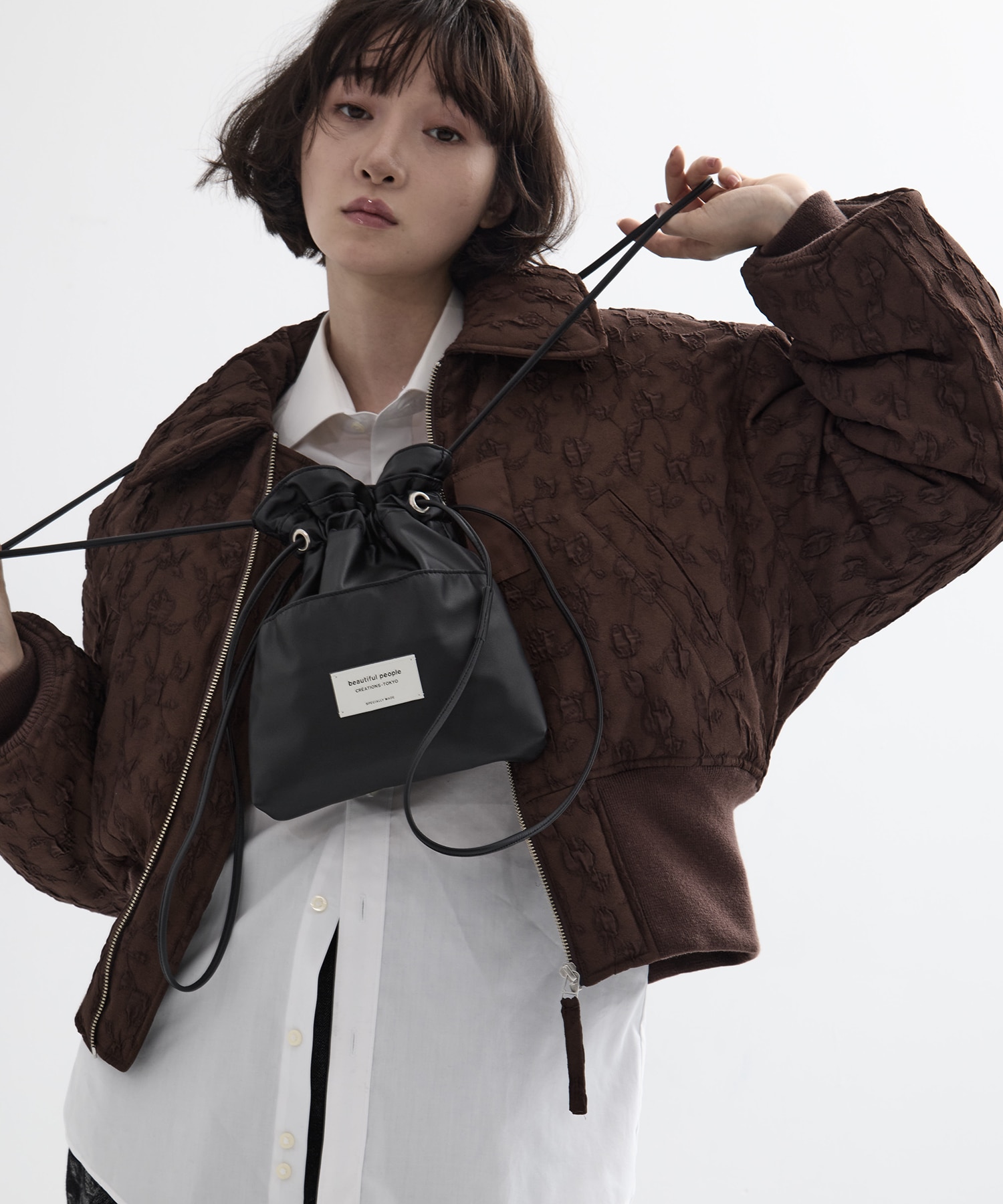 別注2wayショルダー巾着バッグ beautiful people