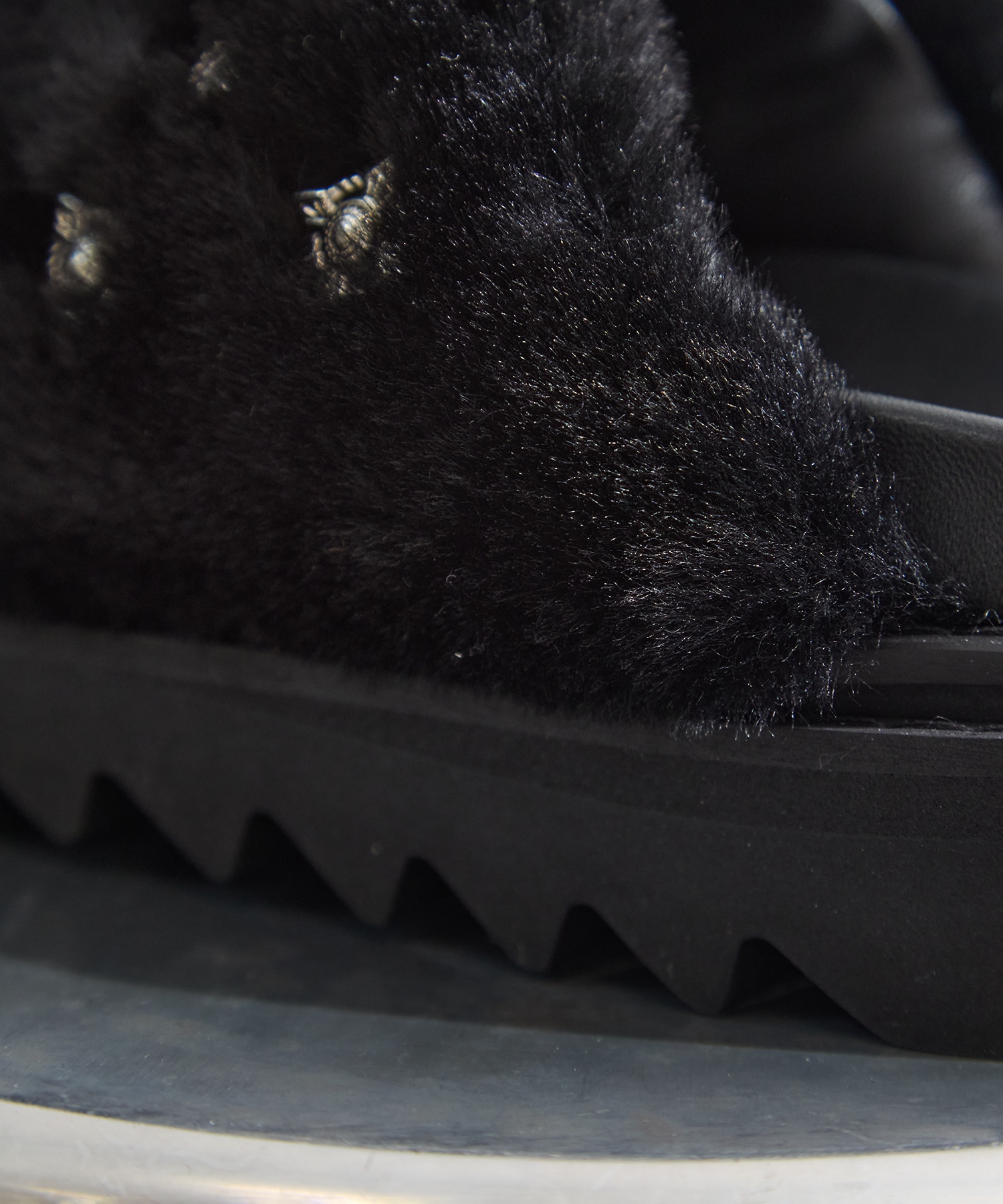 FUR CONCHO SANDALS TOGA