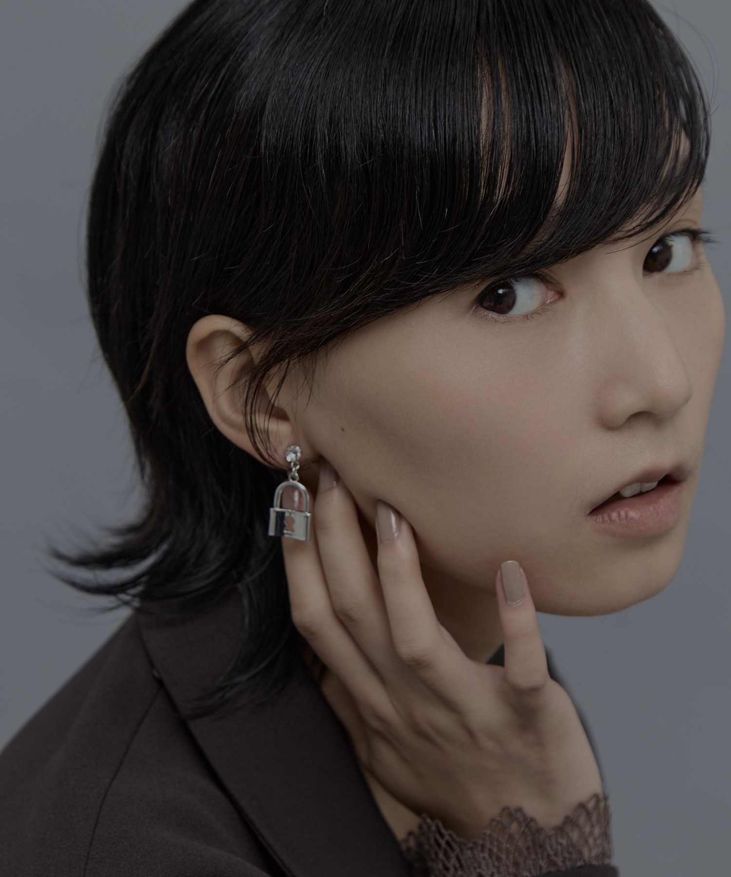 key ＆ lock earrings tanakadaisuke
