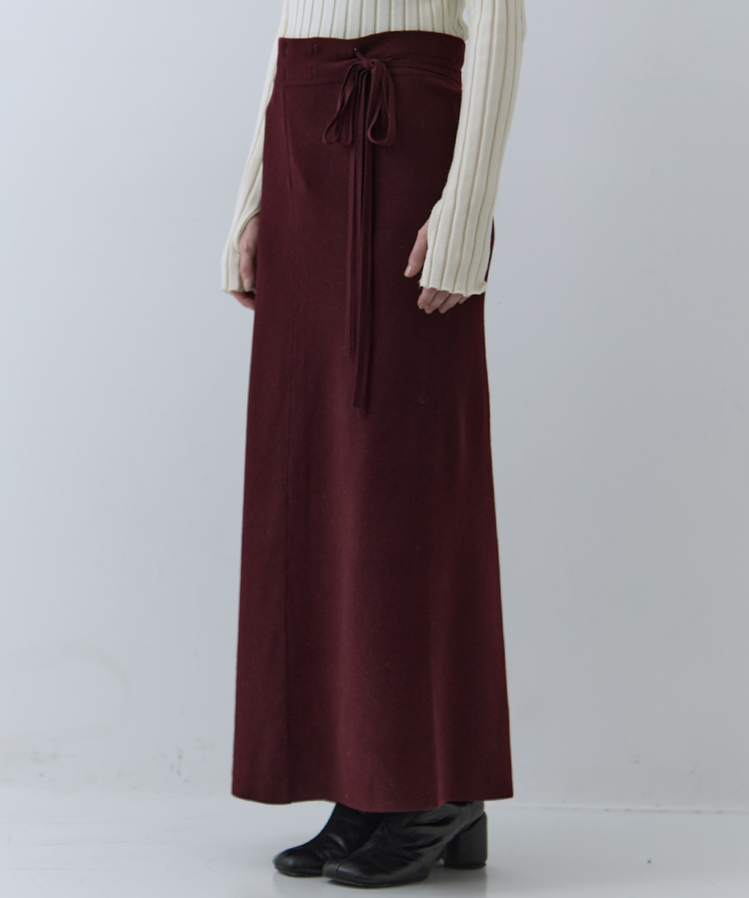 UND JACKET WINDING SKIRT KNIT SET DRESS AMERI