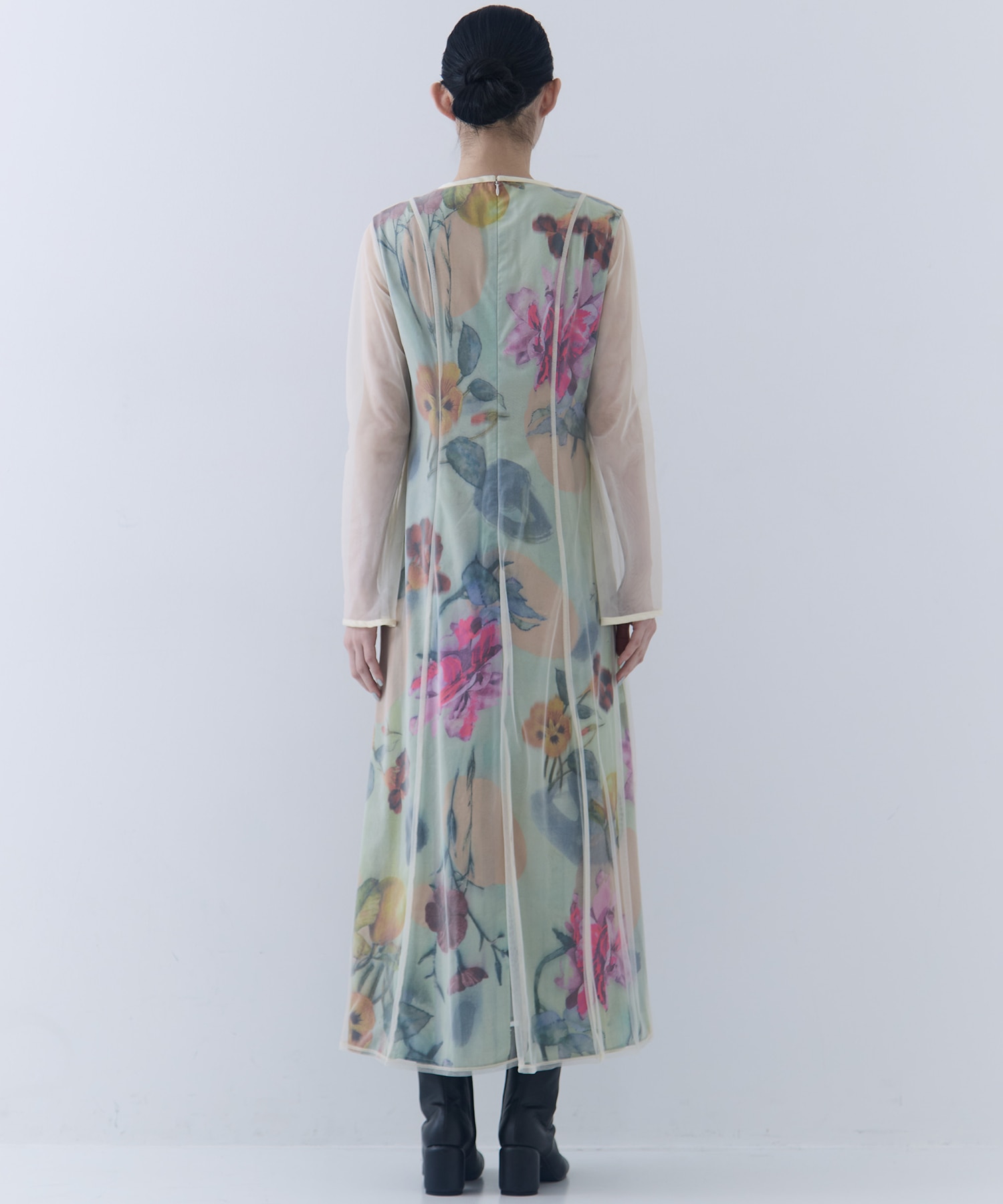 UND GRACE CHIFFON VEIL DRESS AMERI