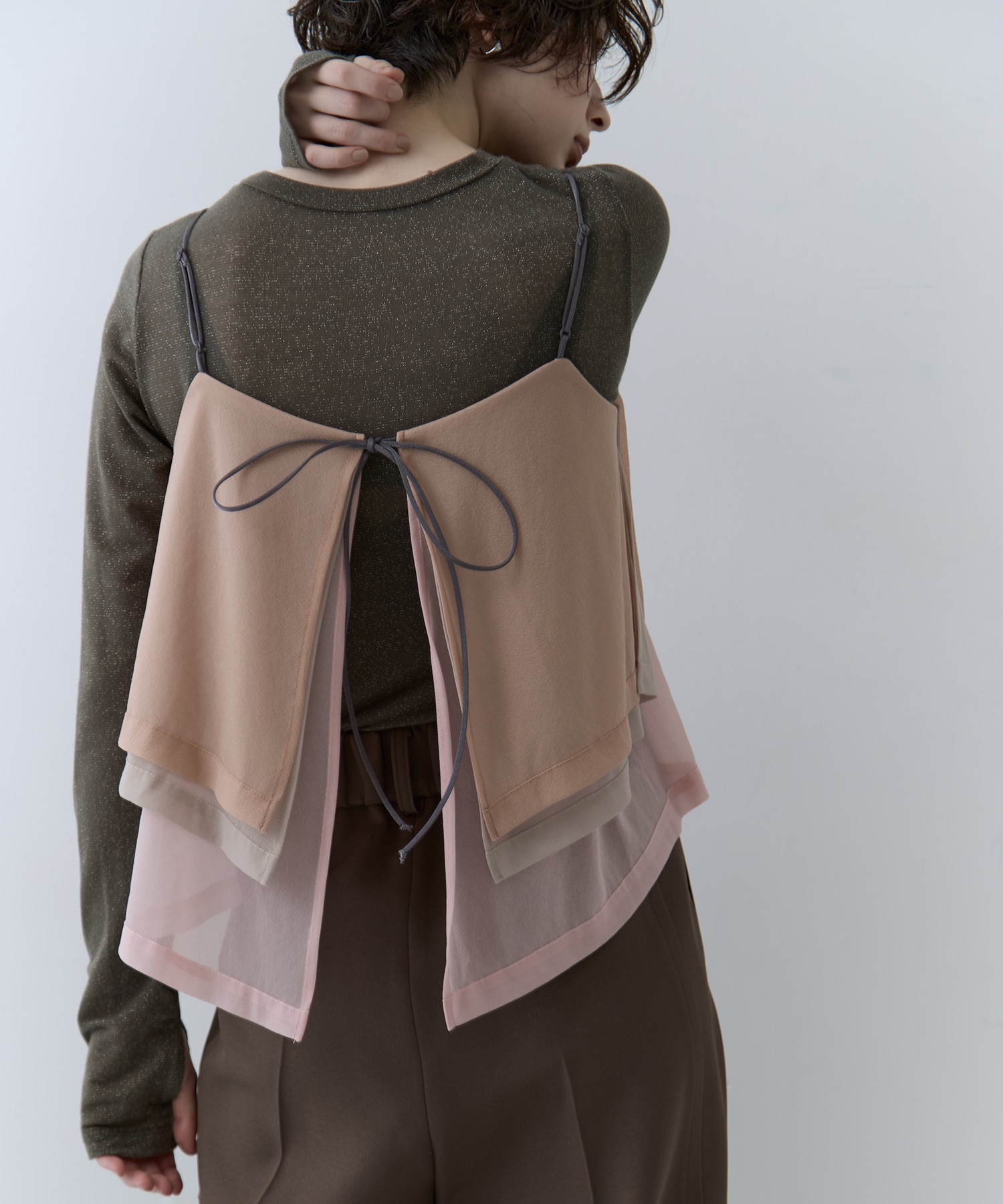 3way Camisole & Cashmere Long T STUDIOUS