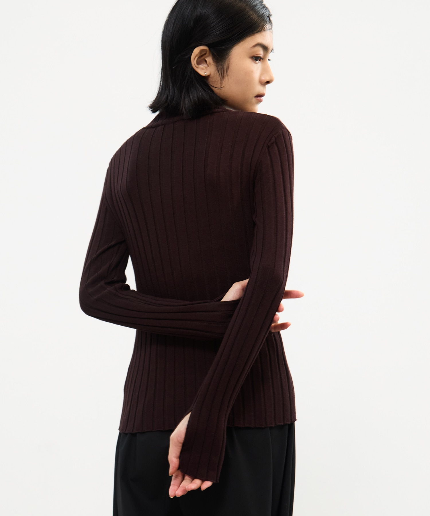 Silk Viscorse Wide Rib KT STUDIOUS