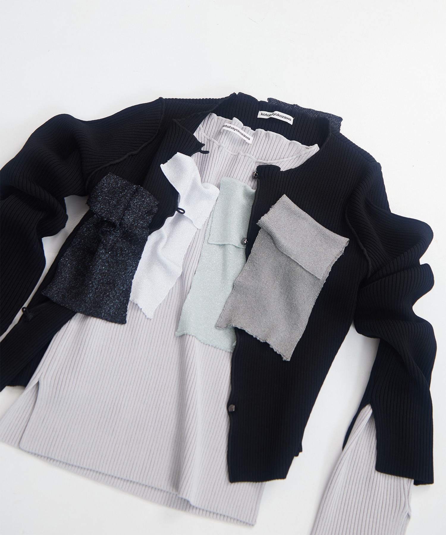 別注 RIB KNIT CARDIGAN kotohayokozawa
