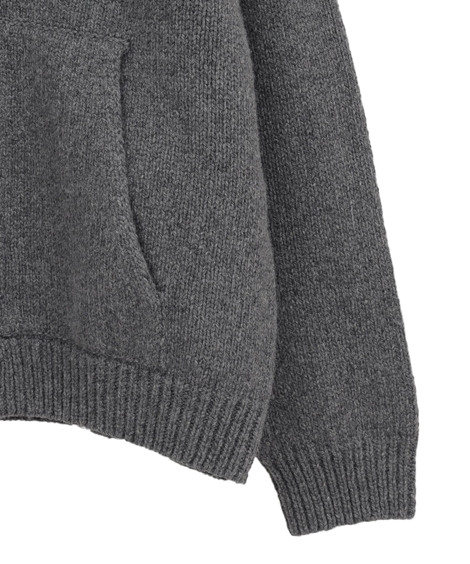 POCKET ZIP KNIT TOPS CLANE