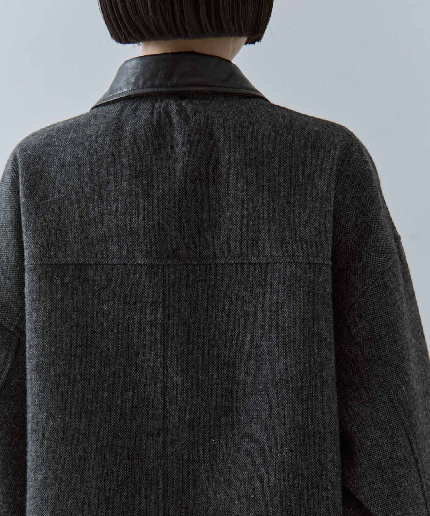 UND TWEED WORK DETAIL BLOUSON AMERI
