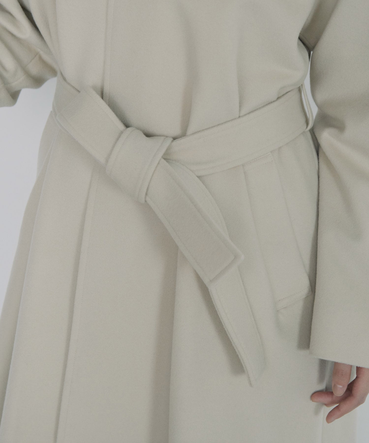 別注スタンドカラーロングコート Dessin de mode