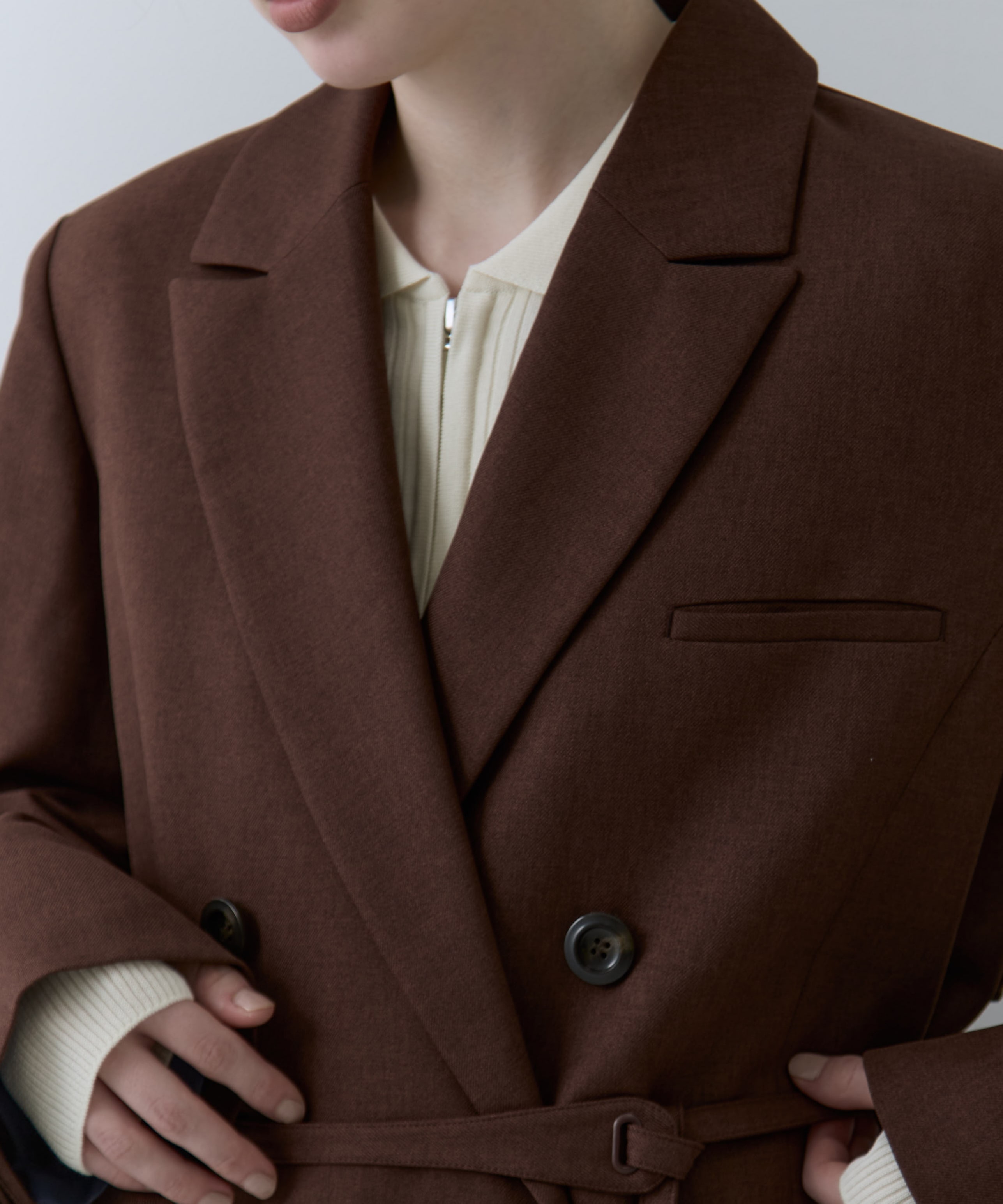 UND YOKE DESIGN JACKET AMERI