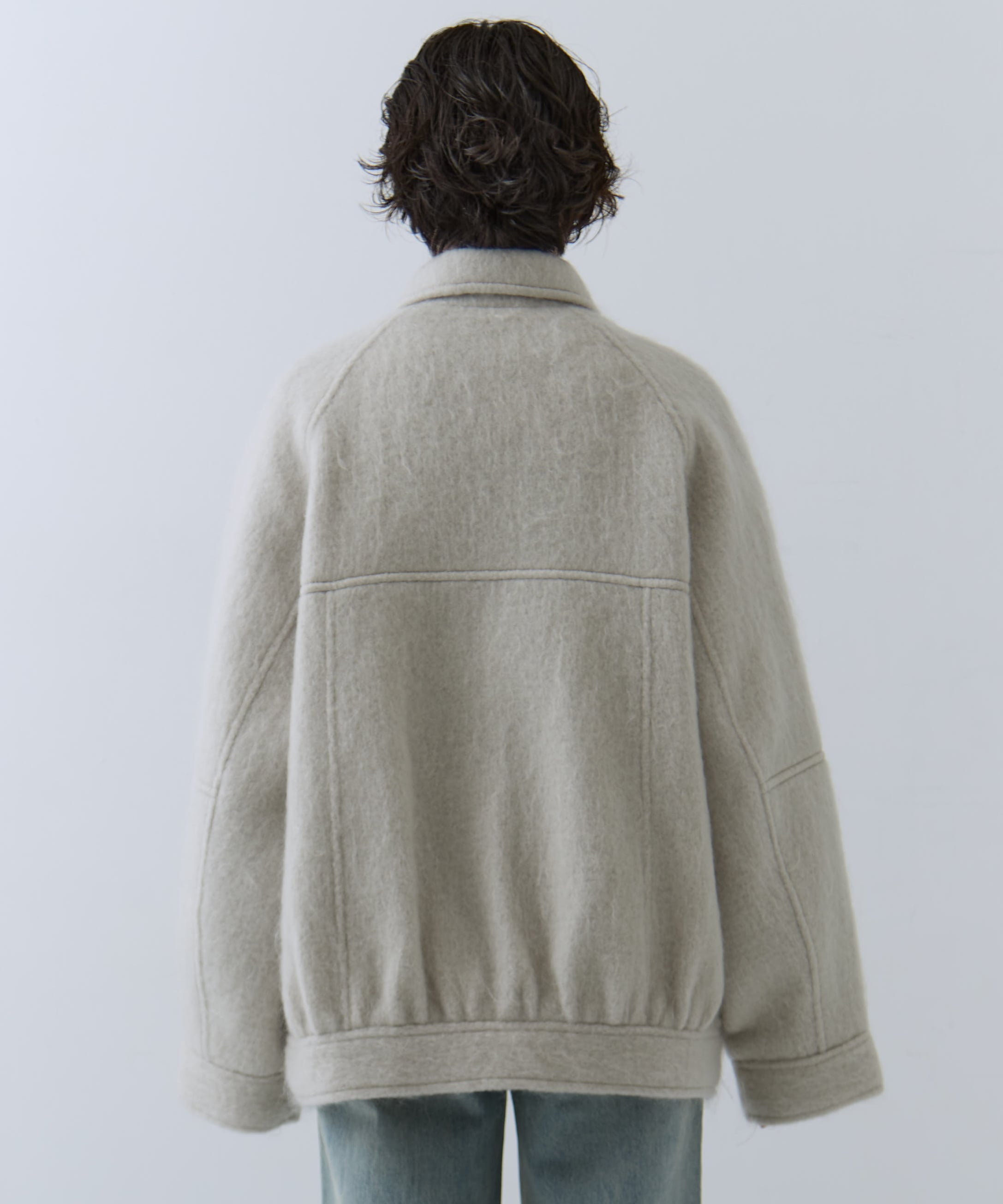 UND MOHAIR SHAGGY FLIGHT JACKET AMERI