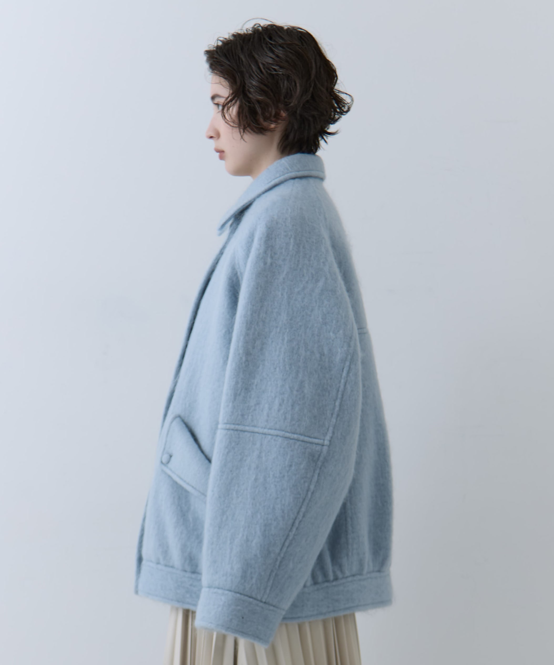 UND MOHAIR SHAGGY FLIGHT JACKET AMERI