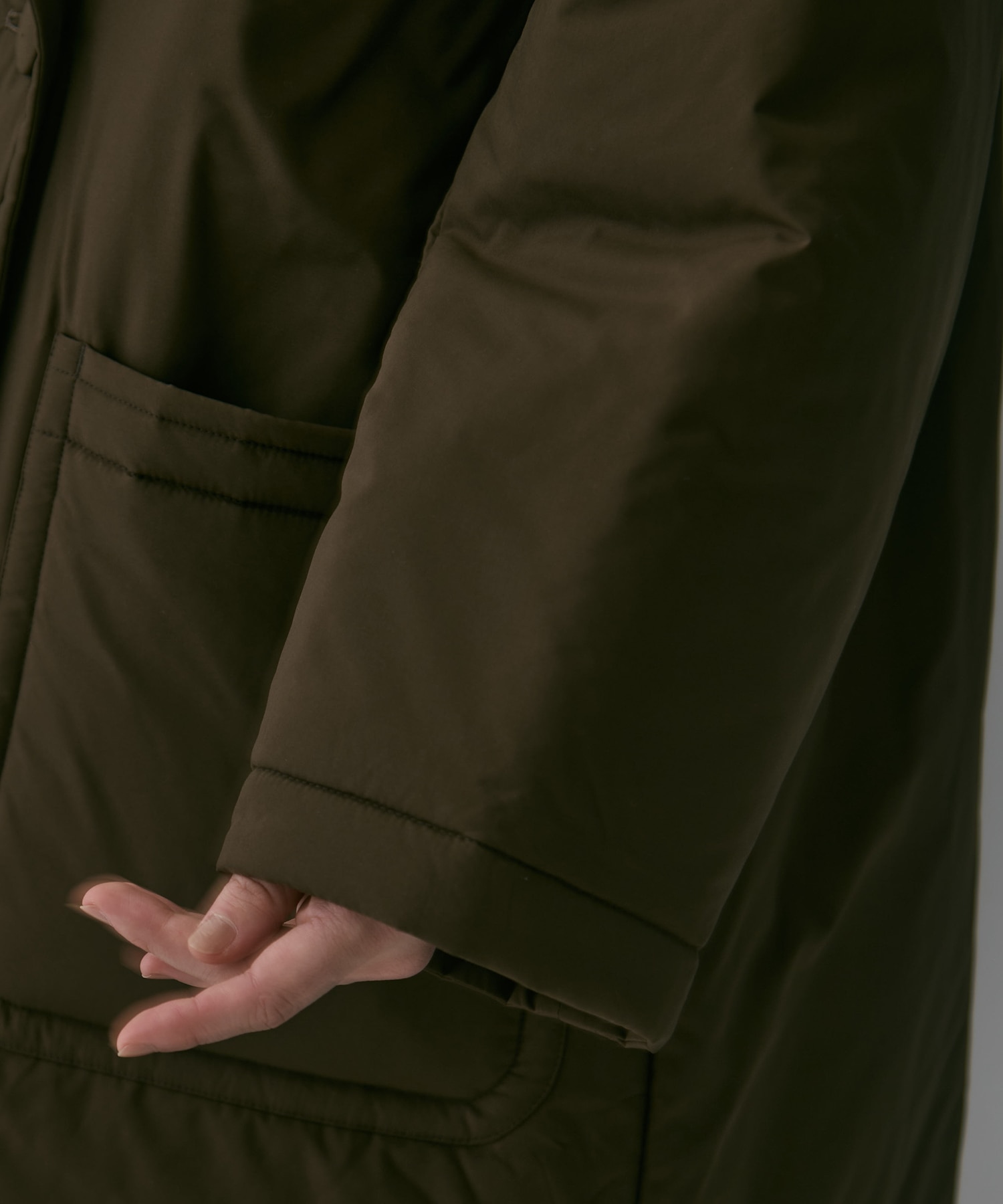 PADDED BUTTON COAT STUDIOUS