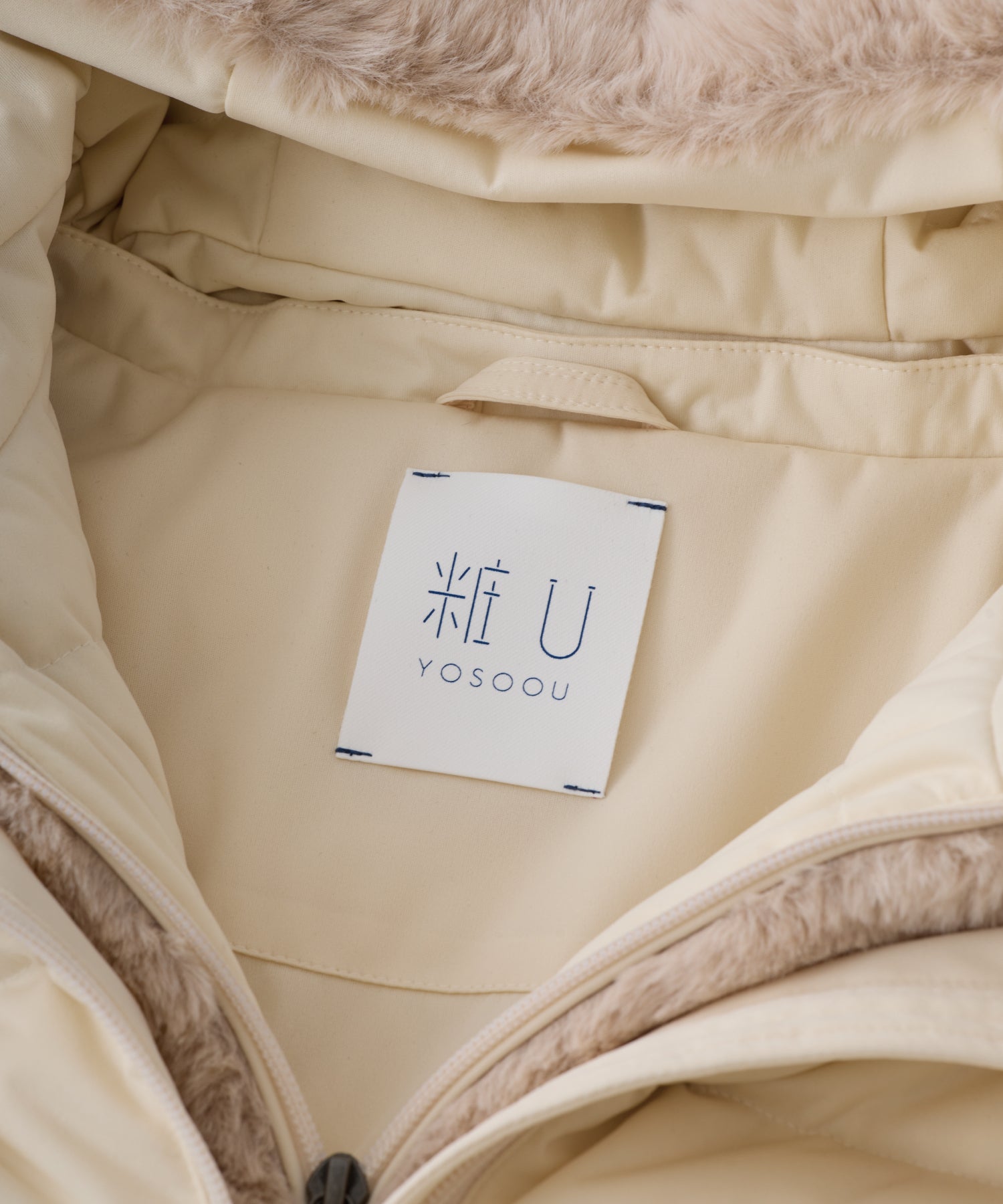 2way Fur Linen Hood Coat YOSOOU