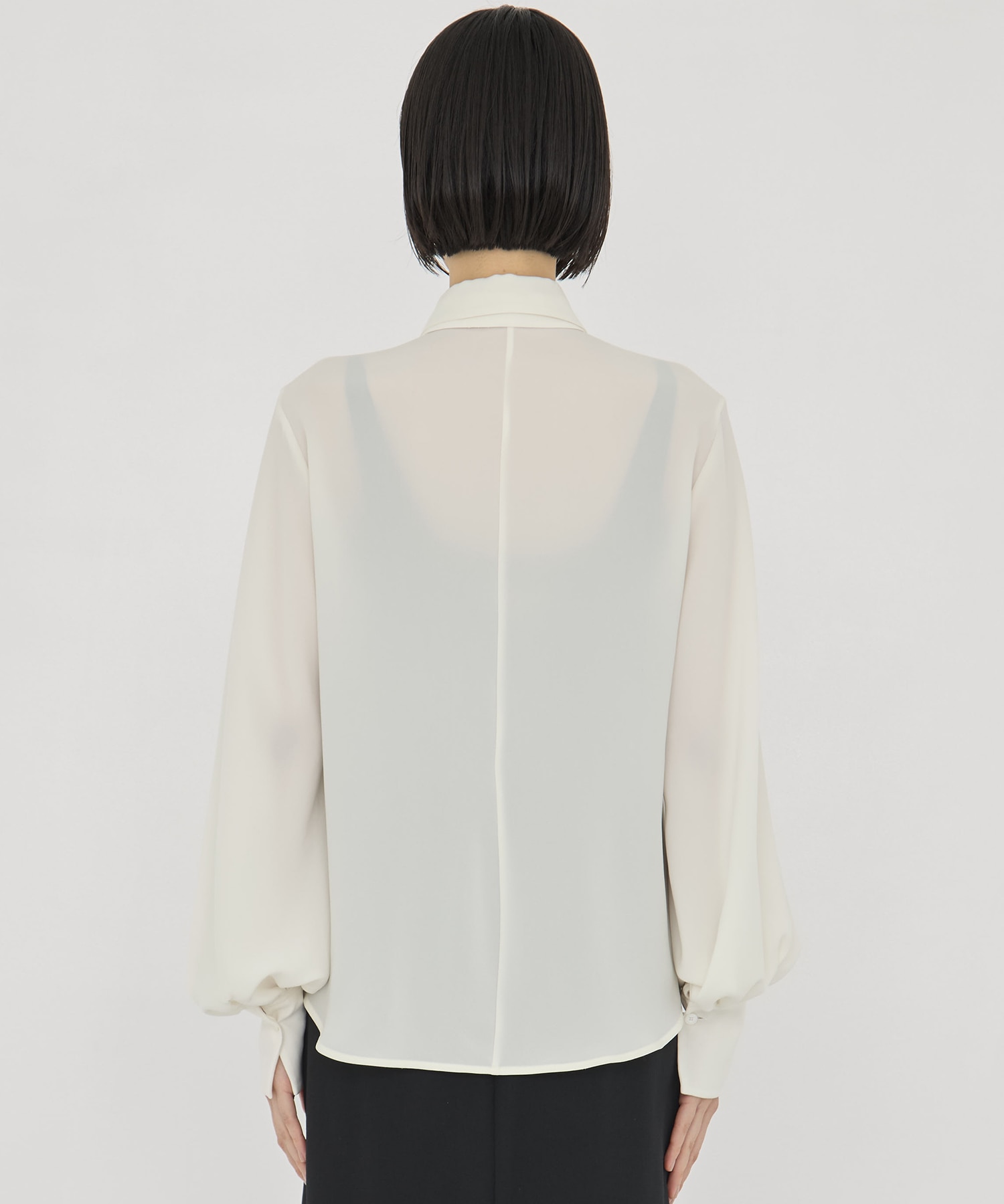 BLACK FORMAL BOWTIE SHIRT CINOH