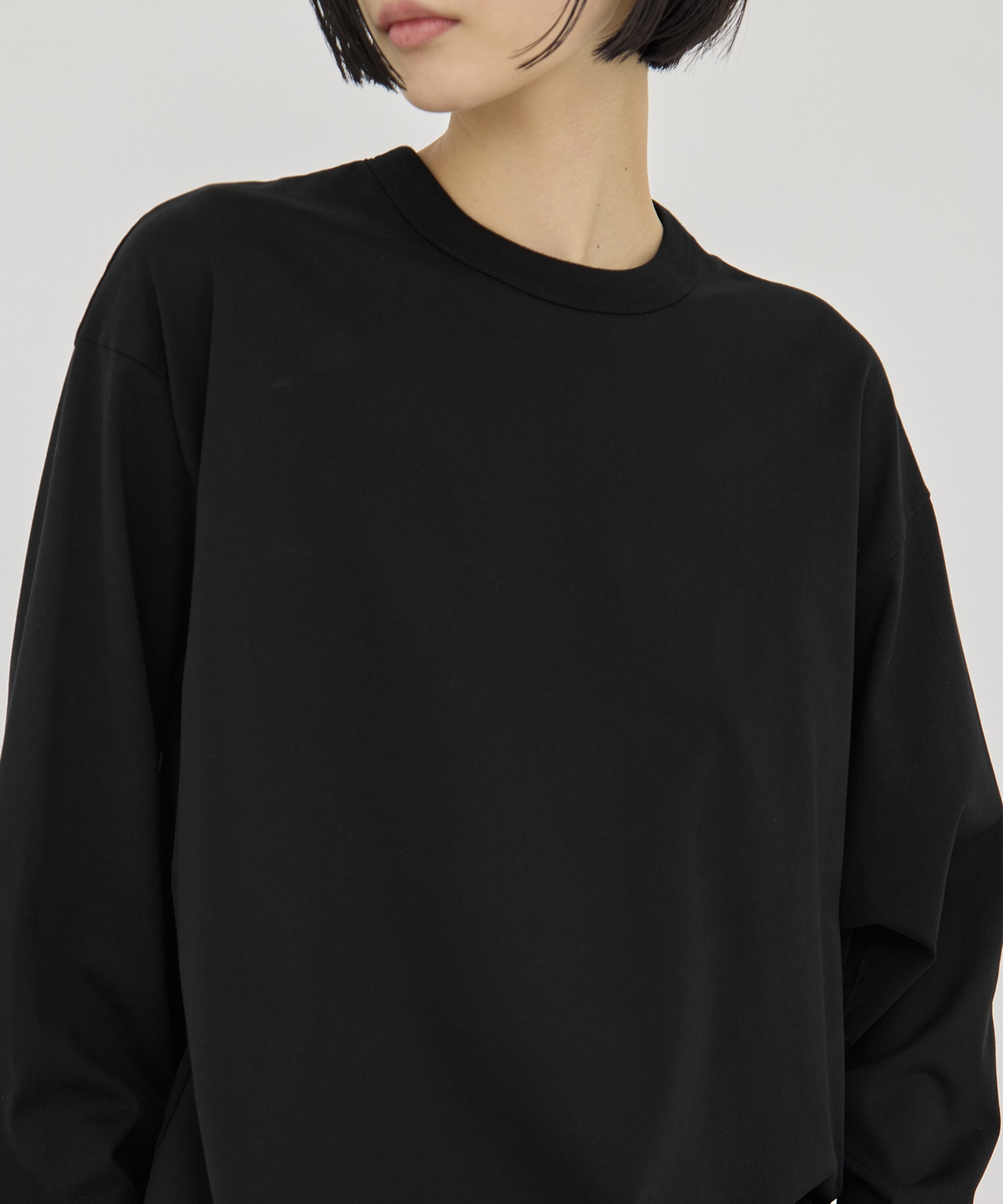 DRAWSTRING LONG TEE CINOH