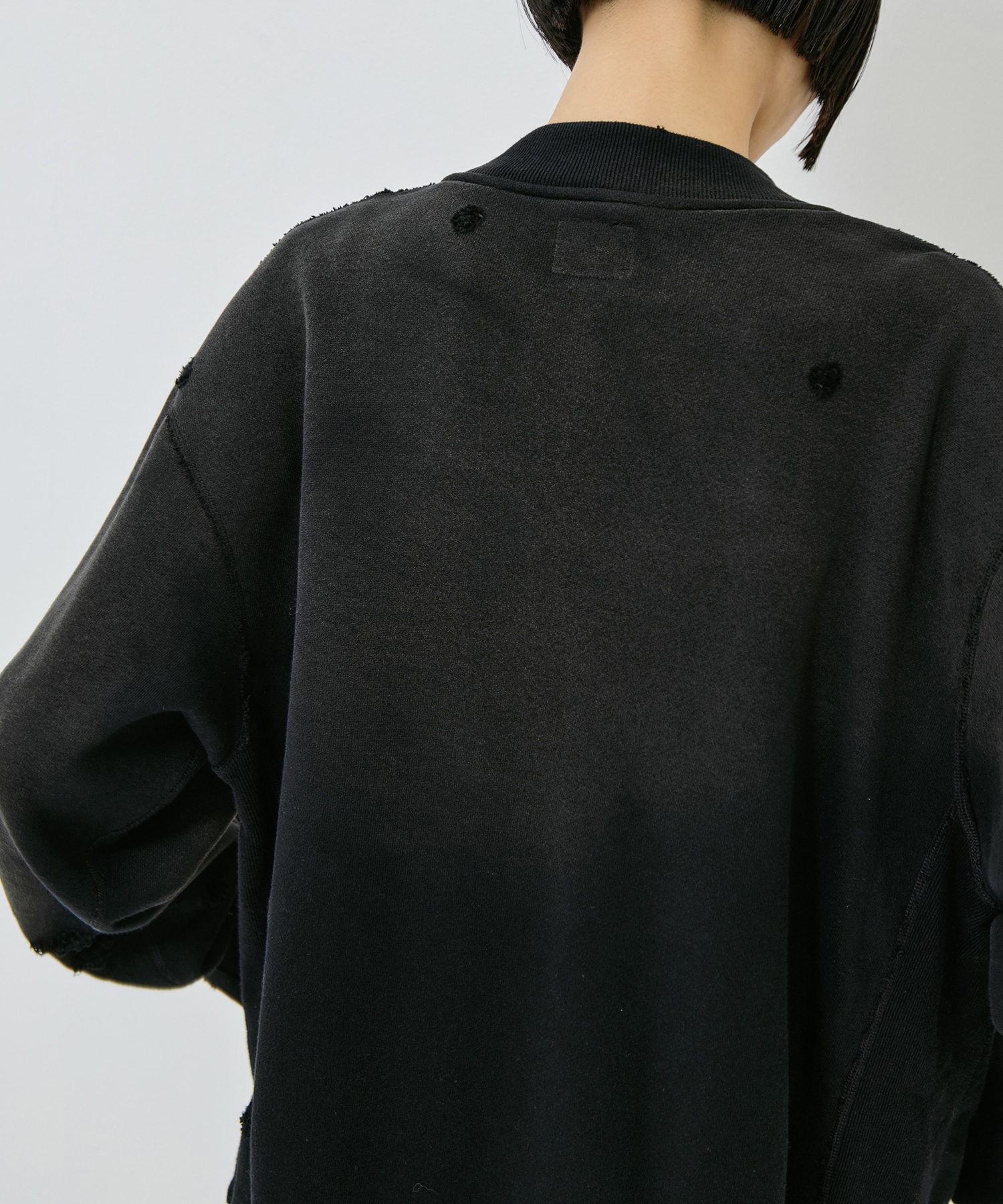 Deconstructed Zipped Sweat Needles