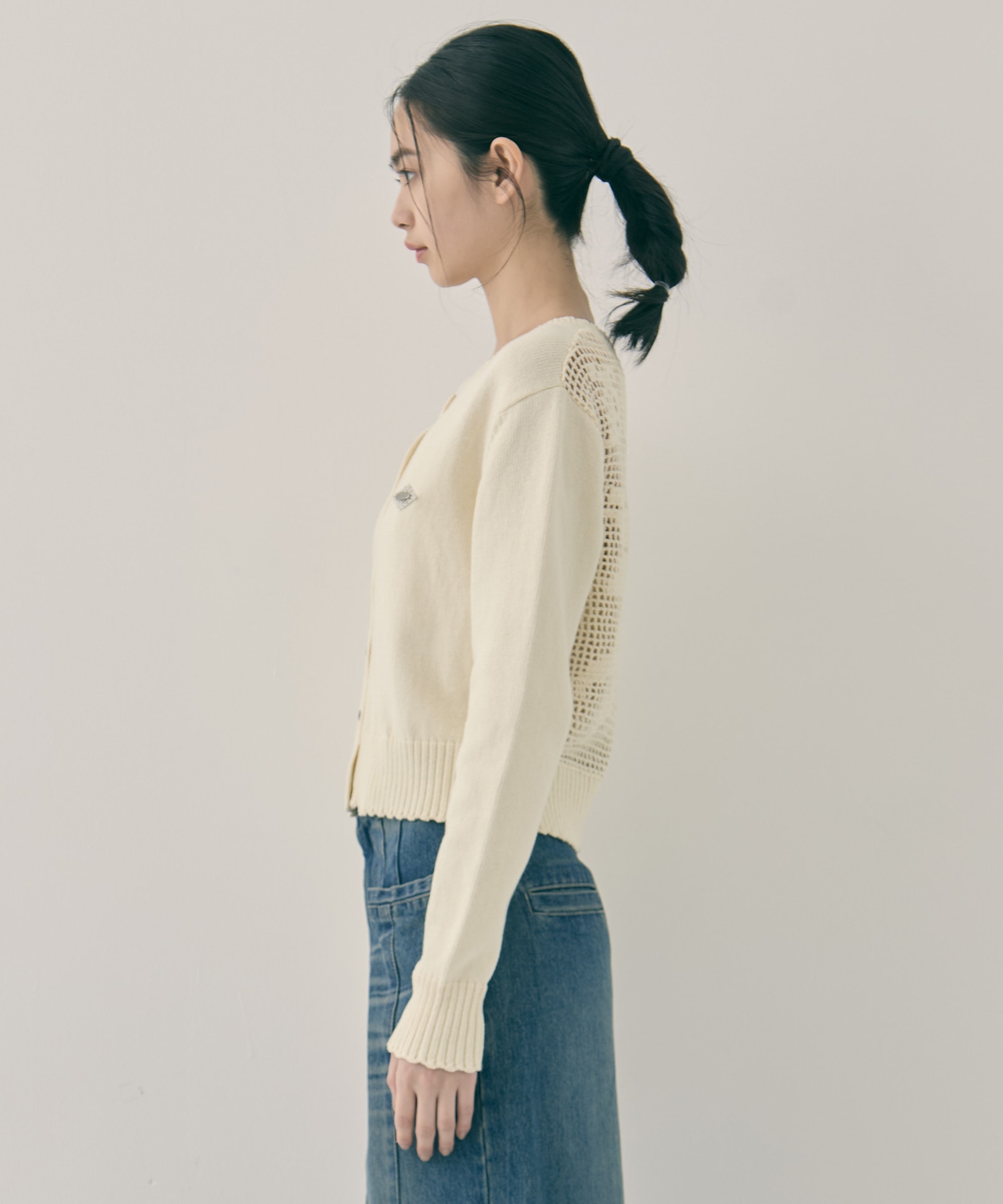 Cupid in HEAVEN crochet knit cardigan tanakadaisuke