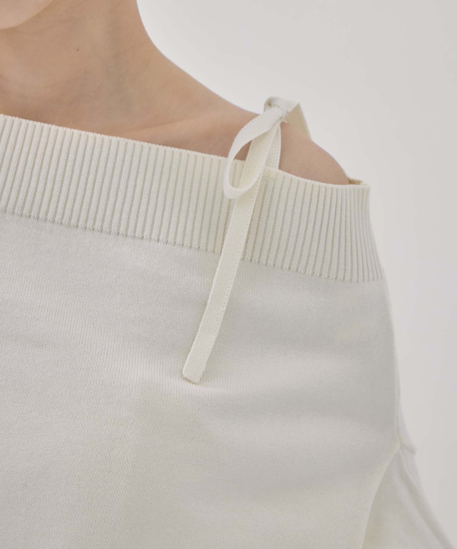 別注2WAY BORELO KNIT TOPS TAN