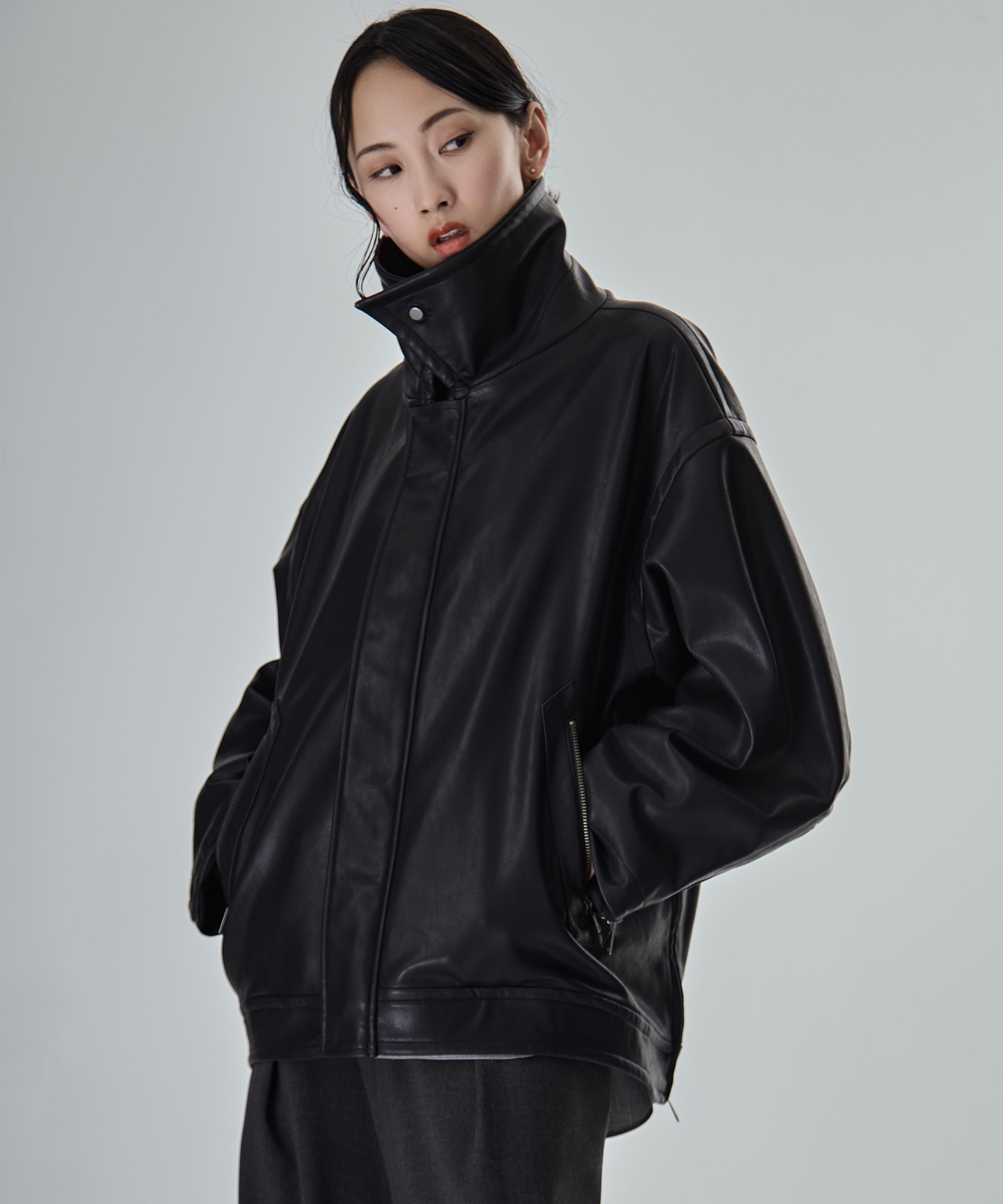 Vintage Leather Blouson STUDIOUS