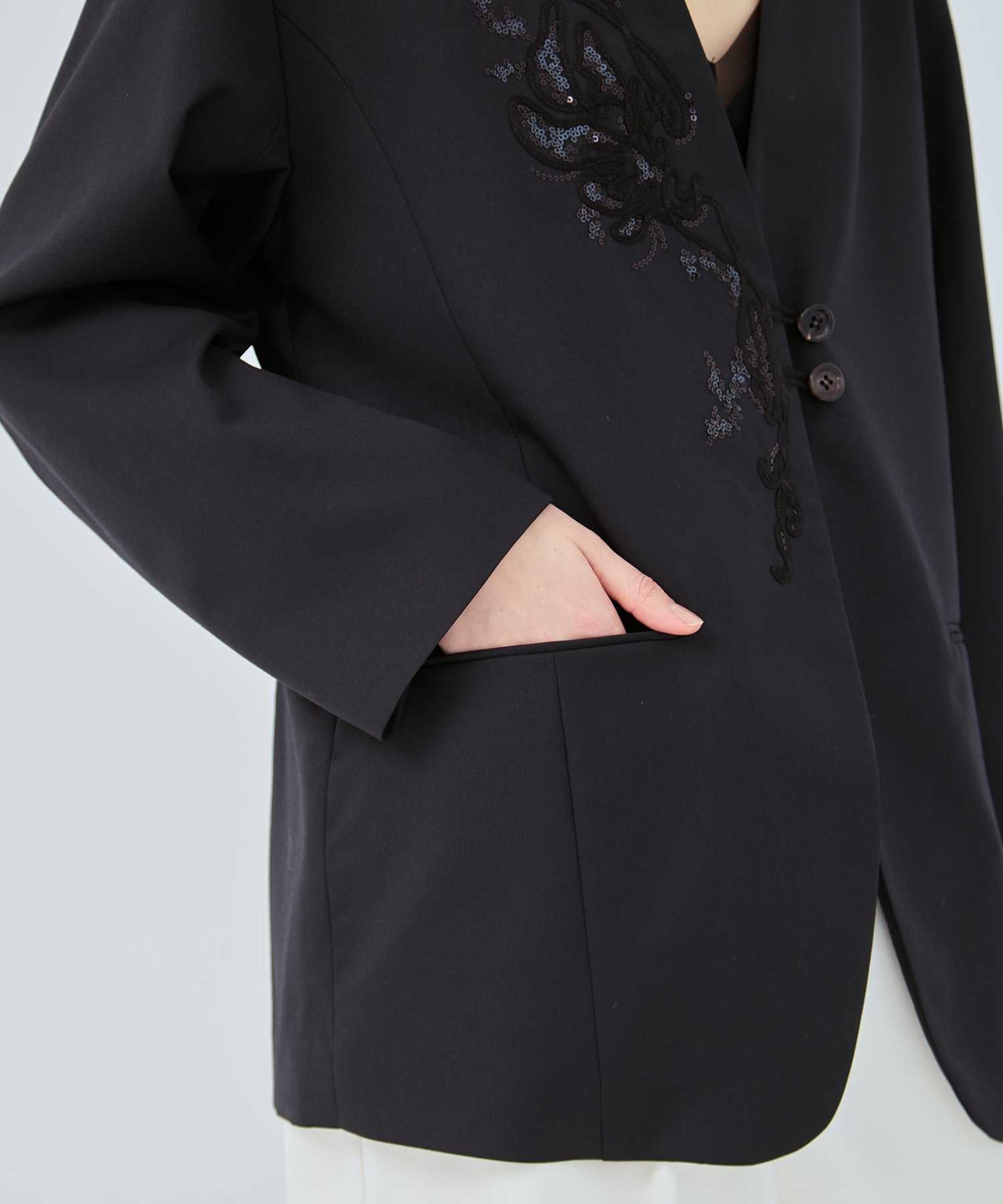 Veil embroidered jacket MURRAL