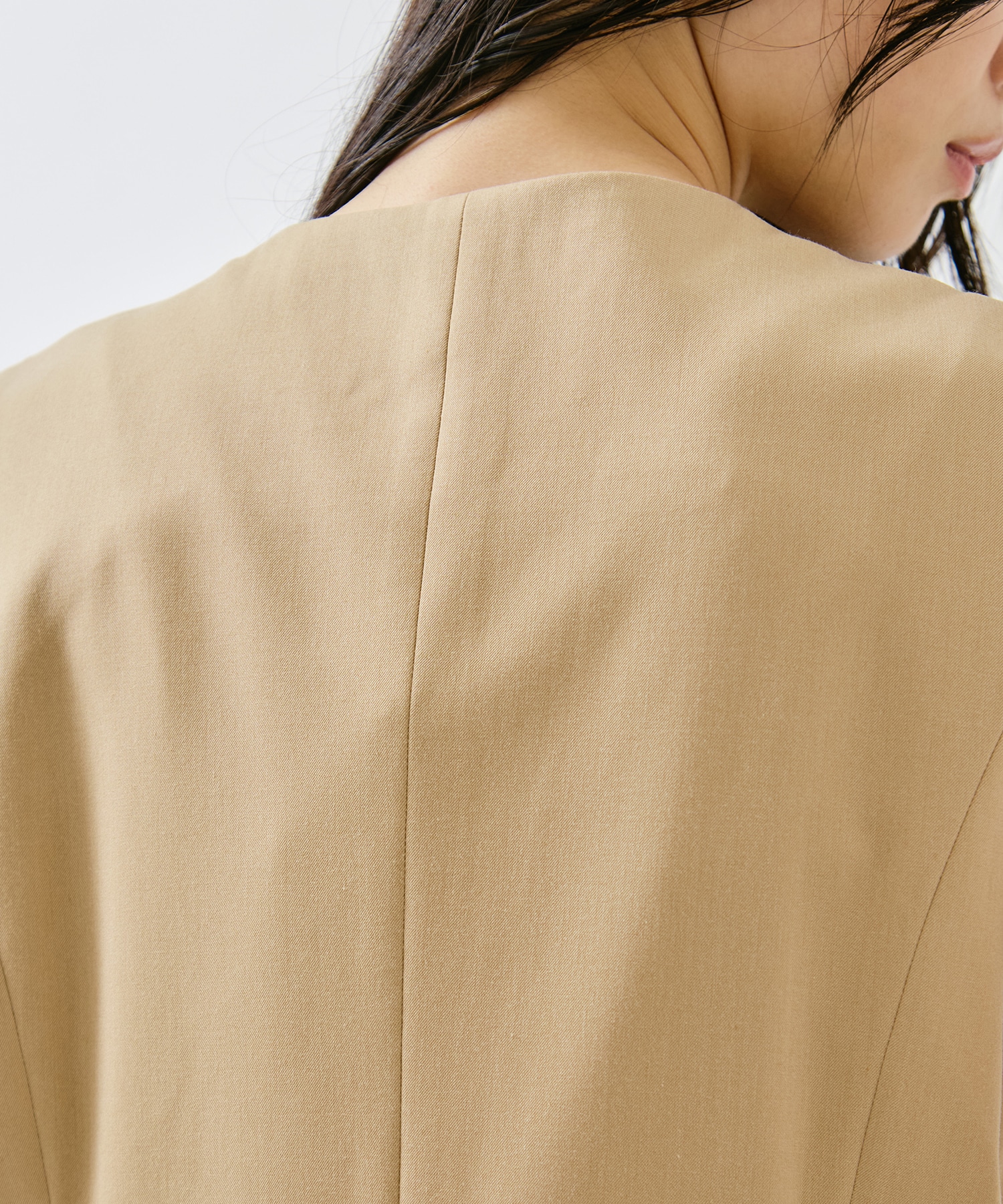 2WAY CREW NECK LACE TAKE OFF VEST AMERI