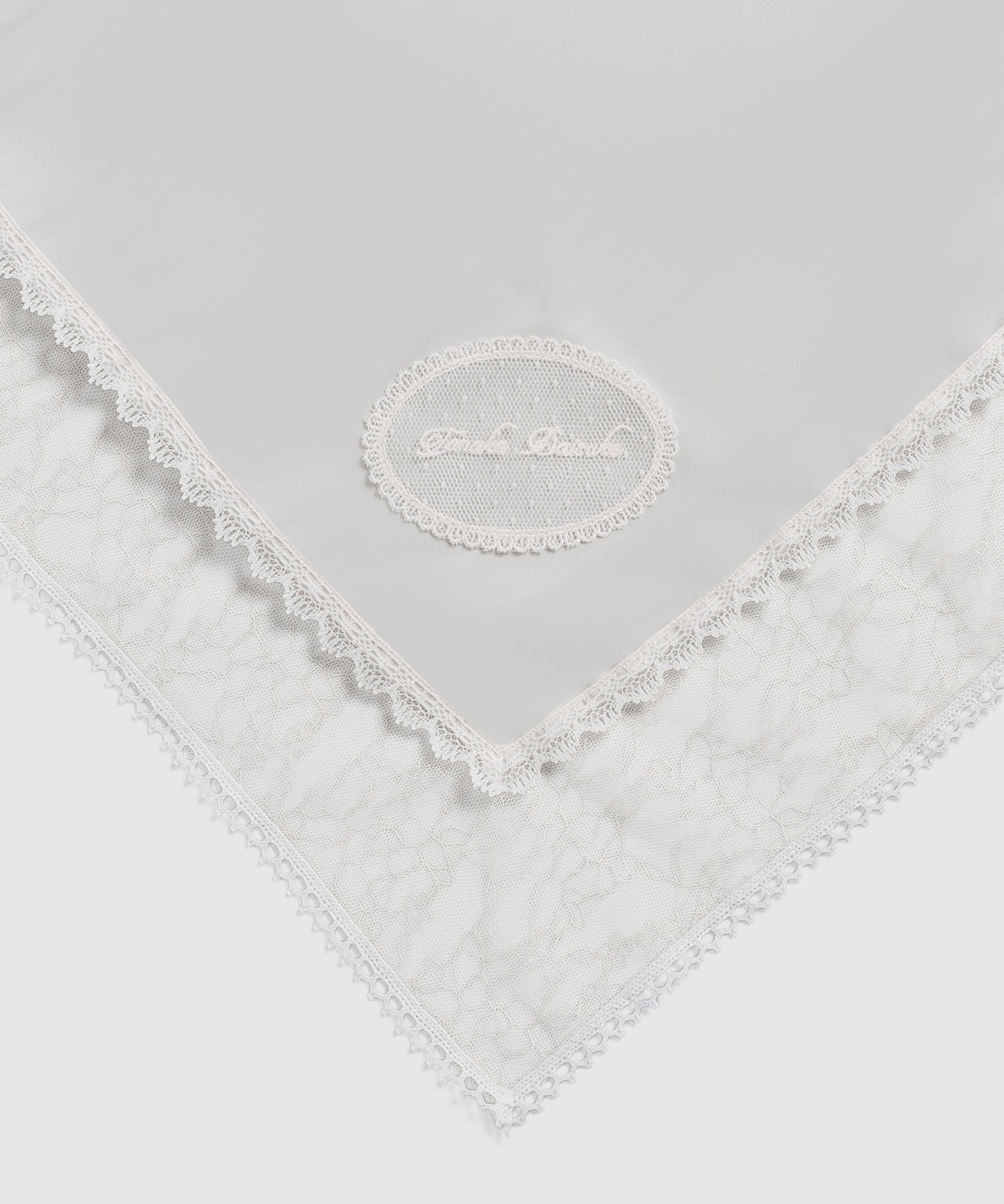 flower lace frame scarf tanakadaisuke