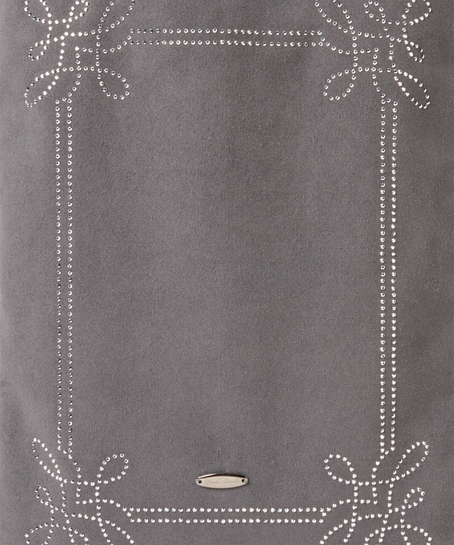 Rhinestone frame tote bag tanakadaisuke