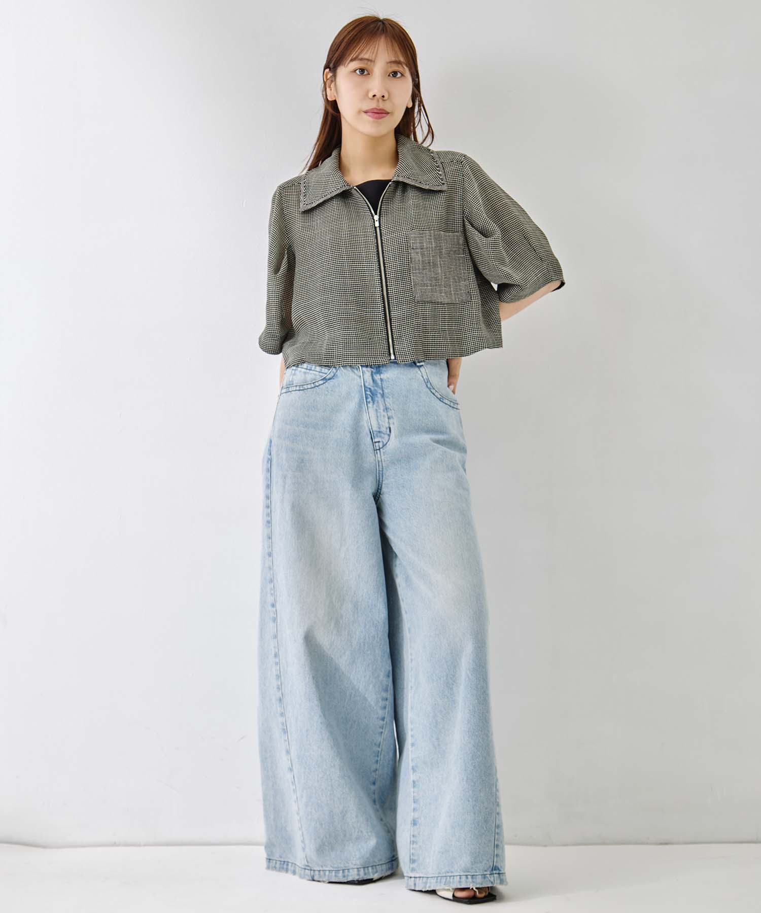 Washable Mesh Blouson 