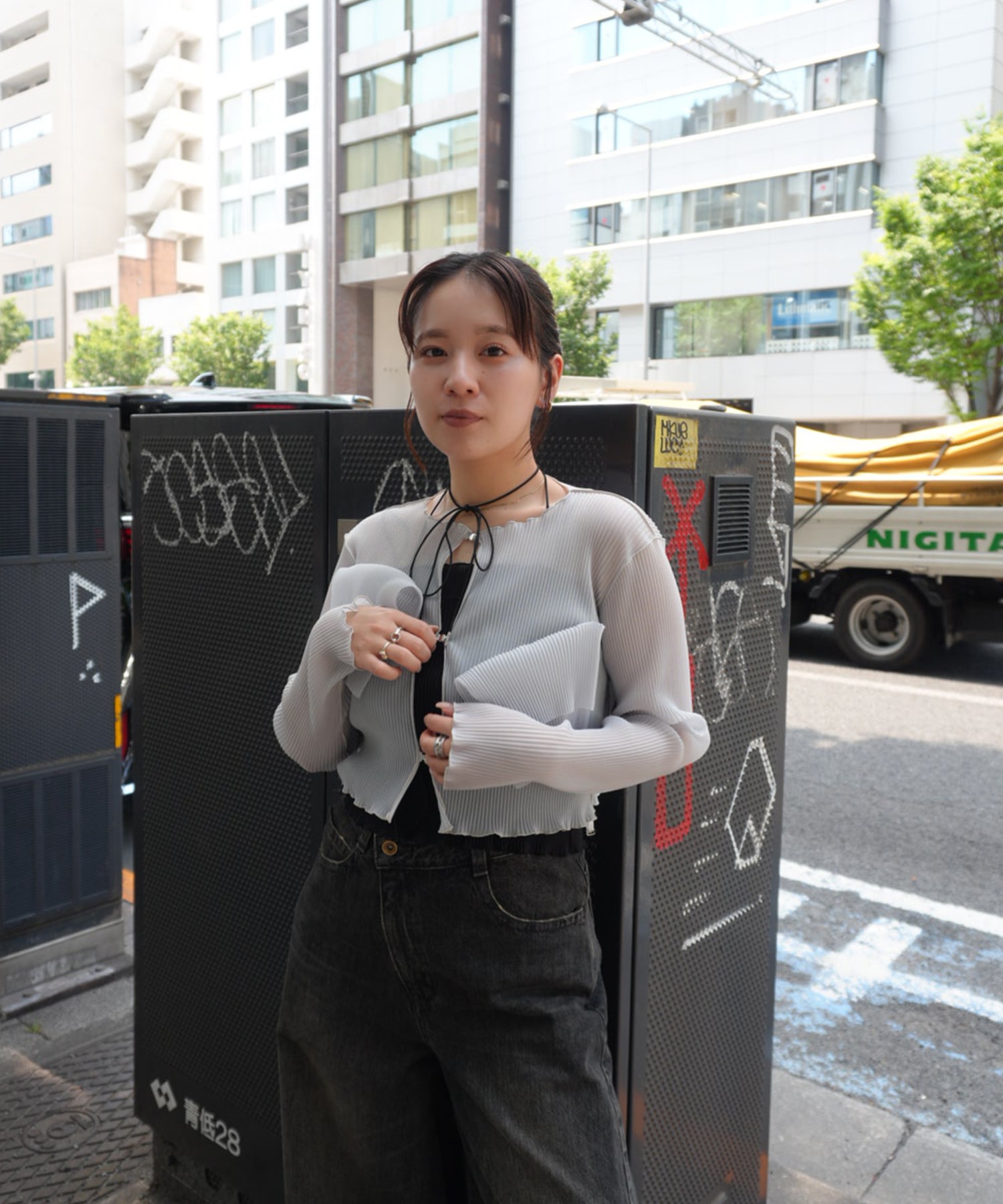 別注 SHEER CARDIGAN kotohayokozawa