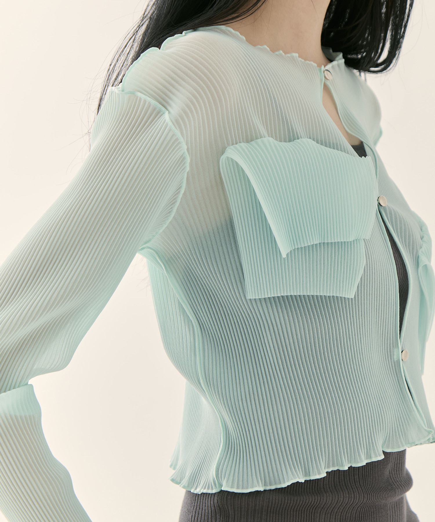 別注 SHEER CARDIGAN kotohayokozawa