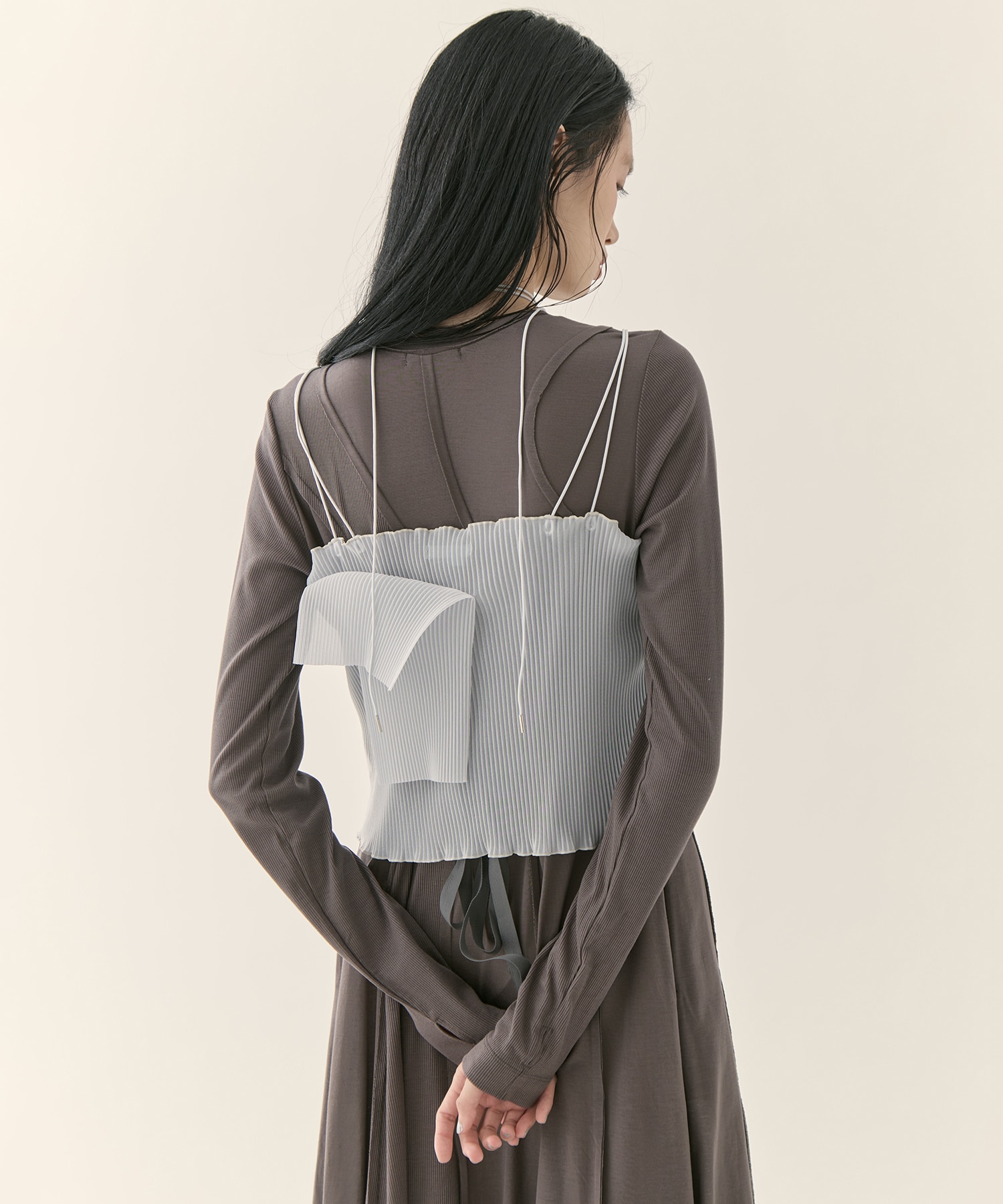 別注SHEER CAMISOLE(FREE GREY): kotohayokozawa: WOMENS｜ STUDIOUS