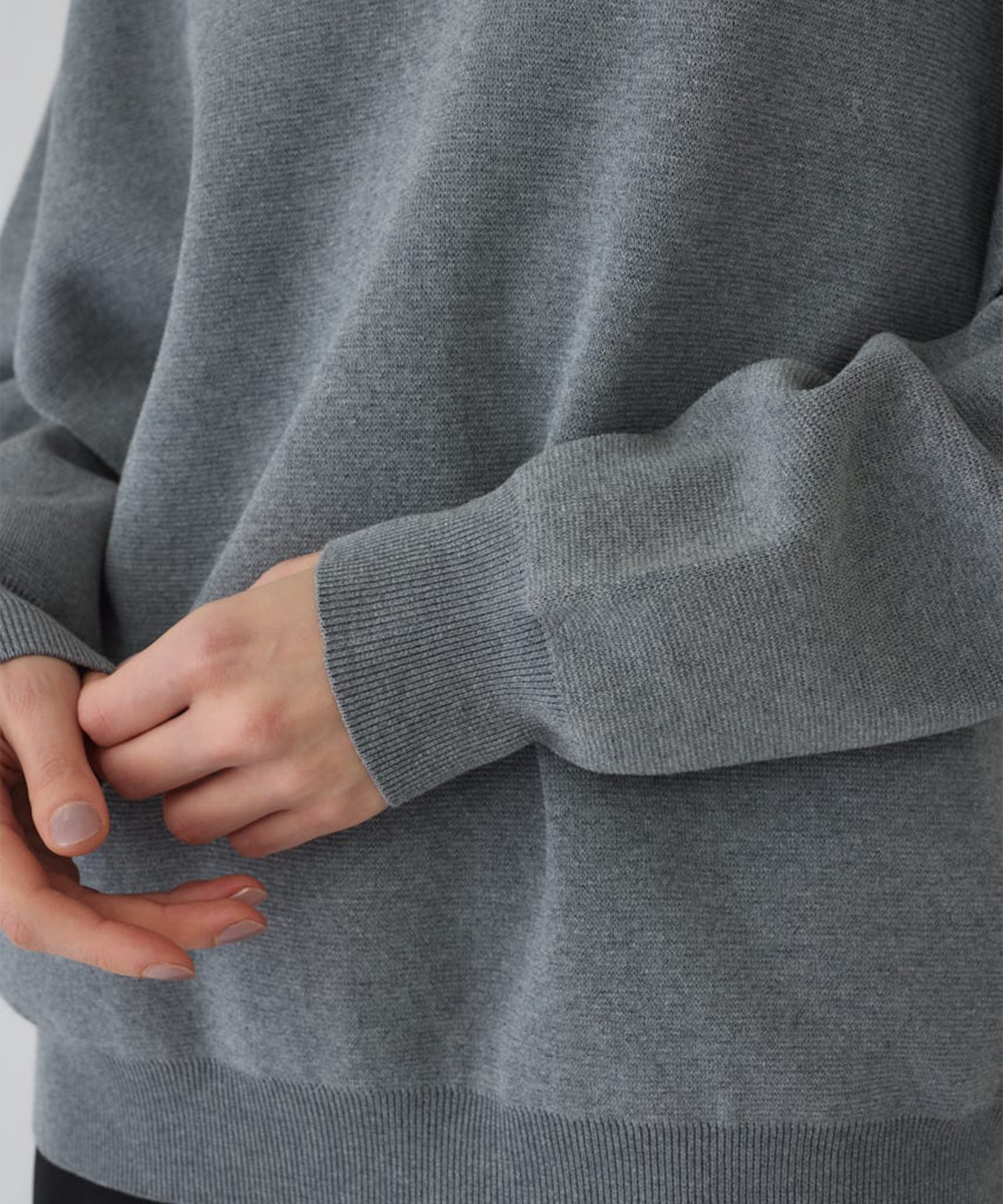 Side open oversized knit PO RIM.ARK