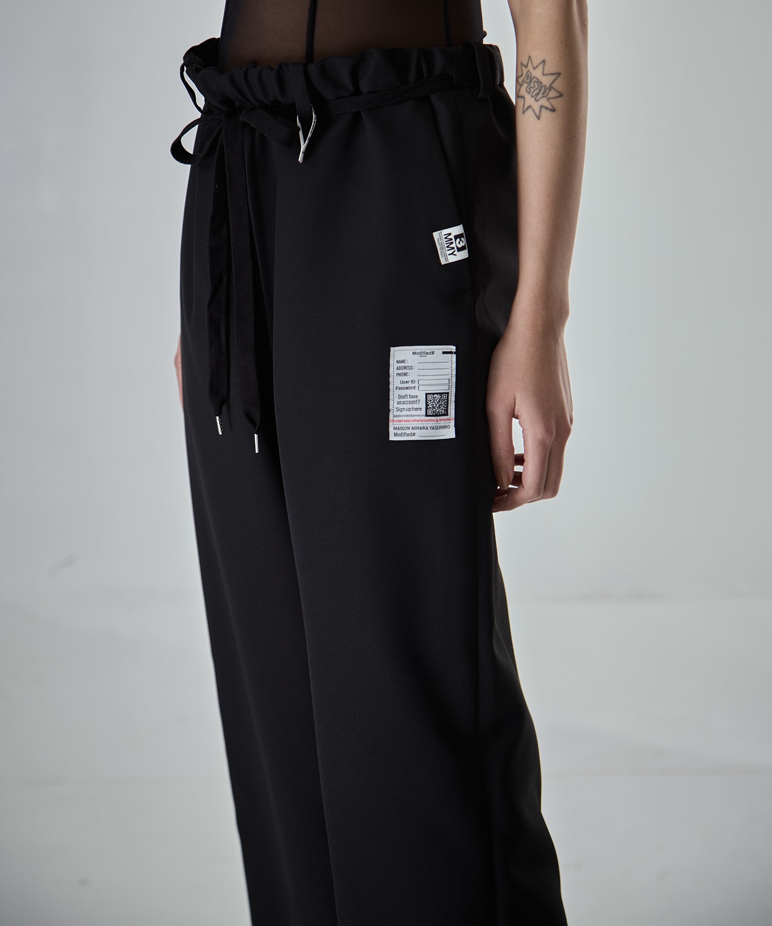 WOOLY TEXTURE EASY TROUSERS Maison MIHARA YASUHIRO