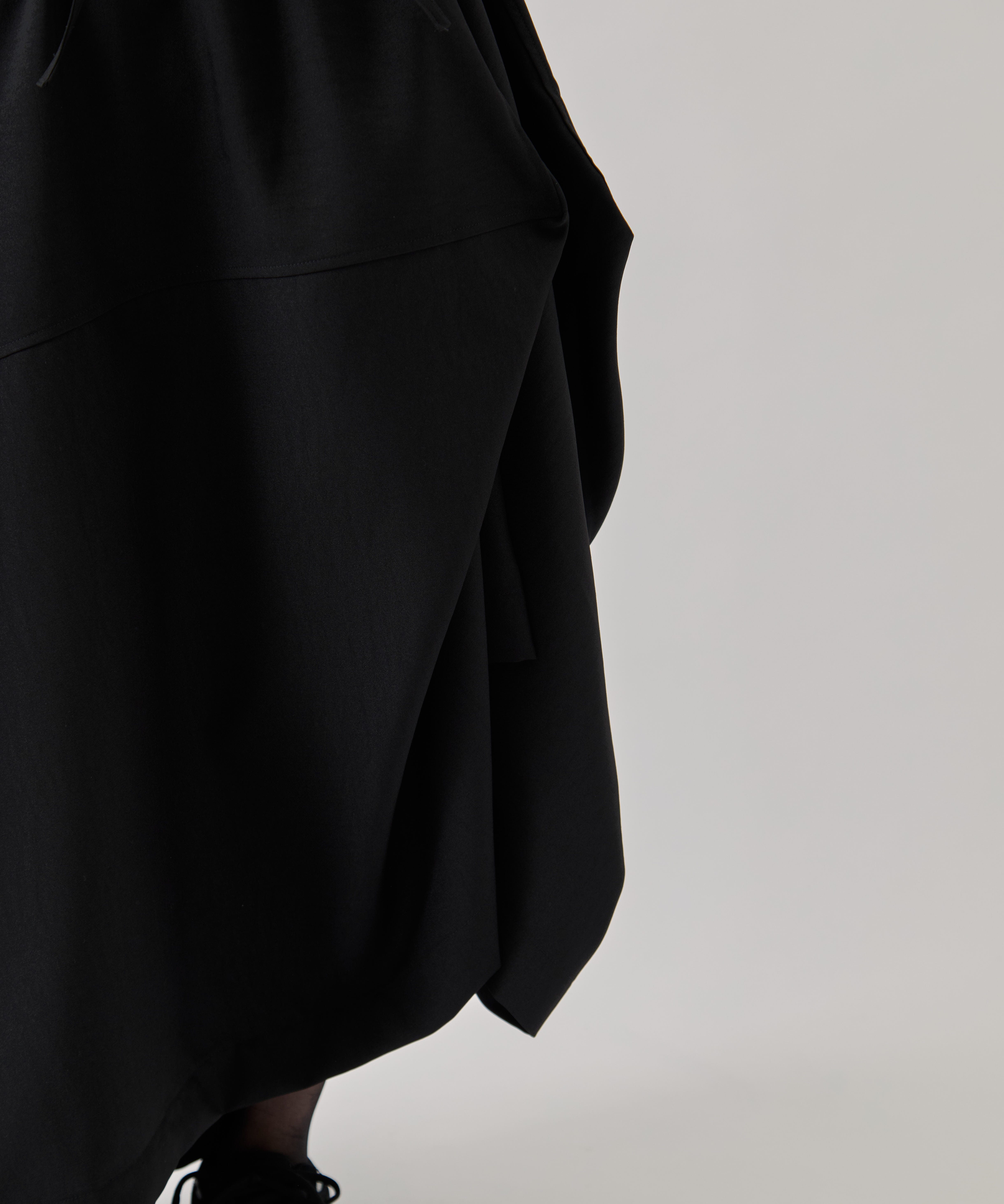 Y3-S26-0000-205/W_SU SKIRT BLACK(バルーンSK) Y-3