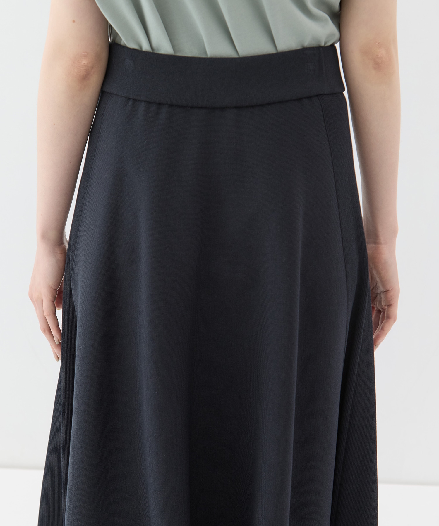 別注knit long flare skirt WRAPINKNOT