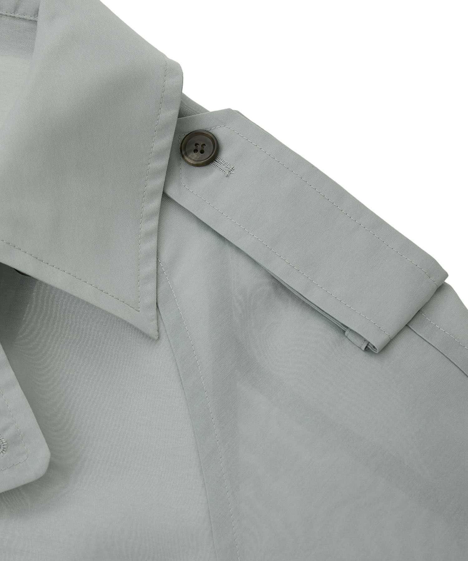 SHEER SHORT TRENCH JACKET CLANE