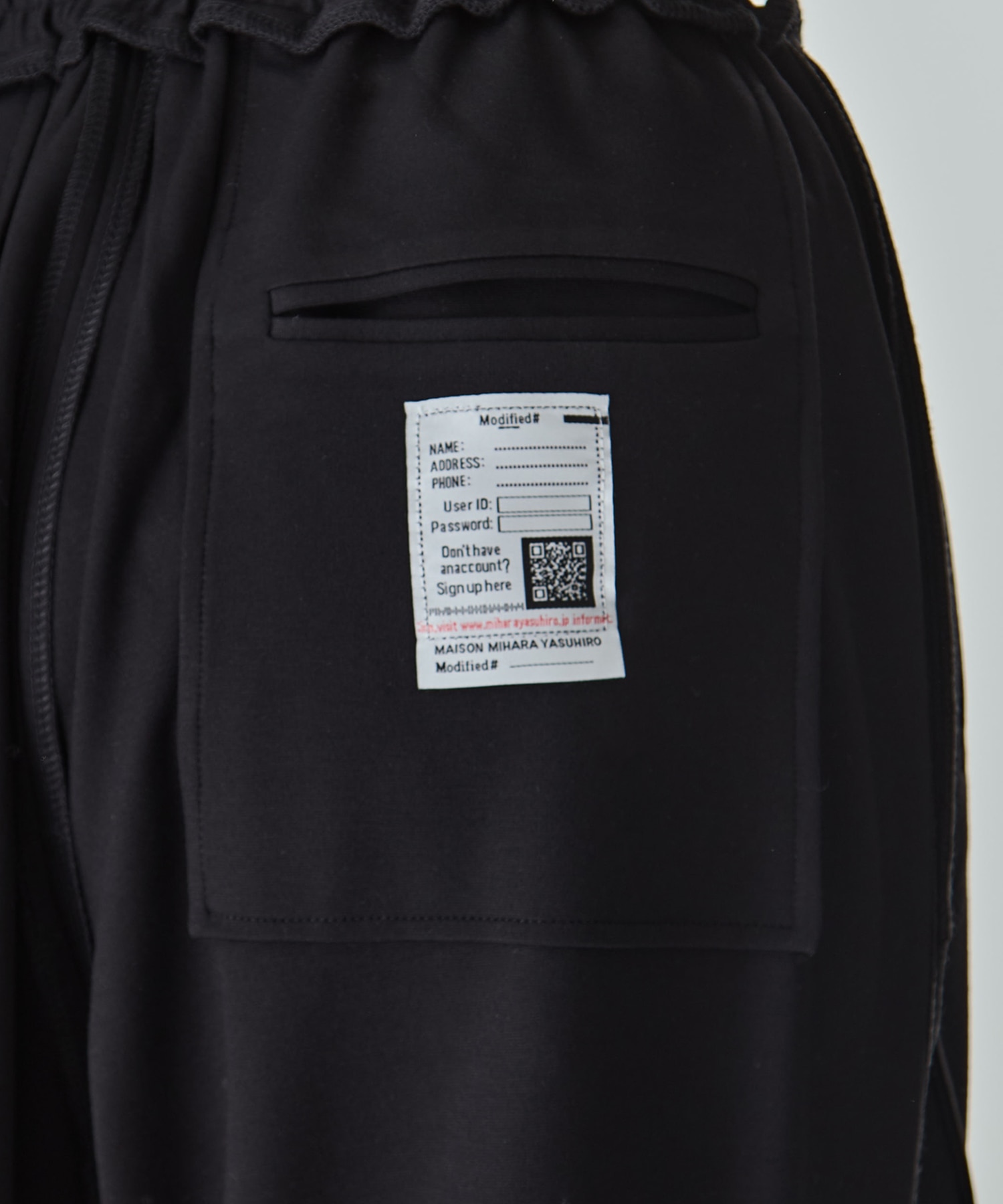 INSIDE OUT PANTS Maison MIHARA YASUHIRO