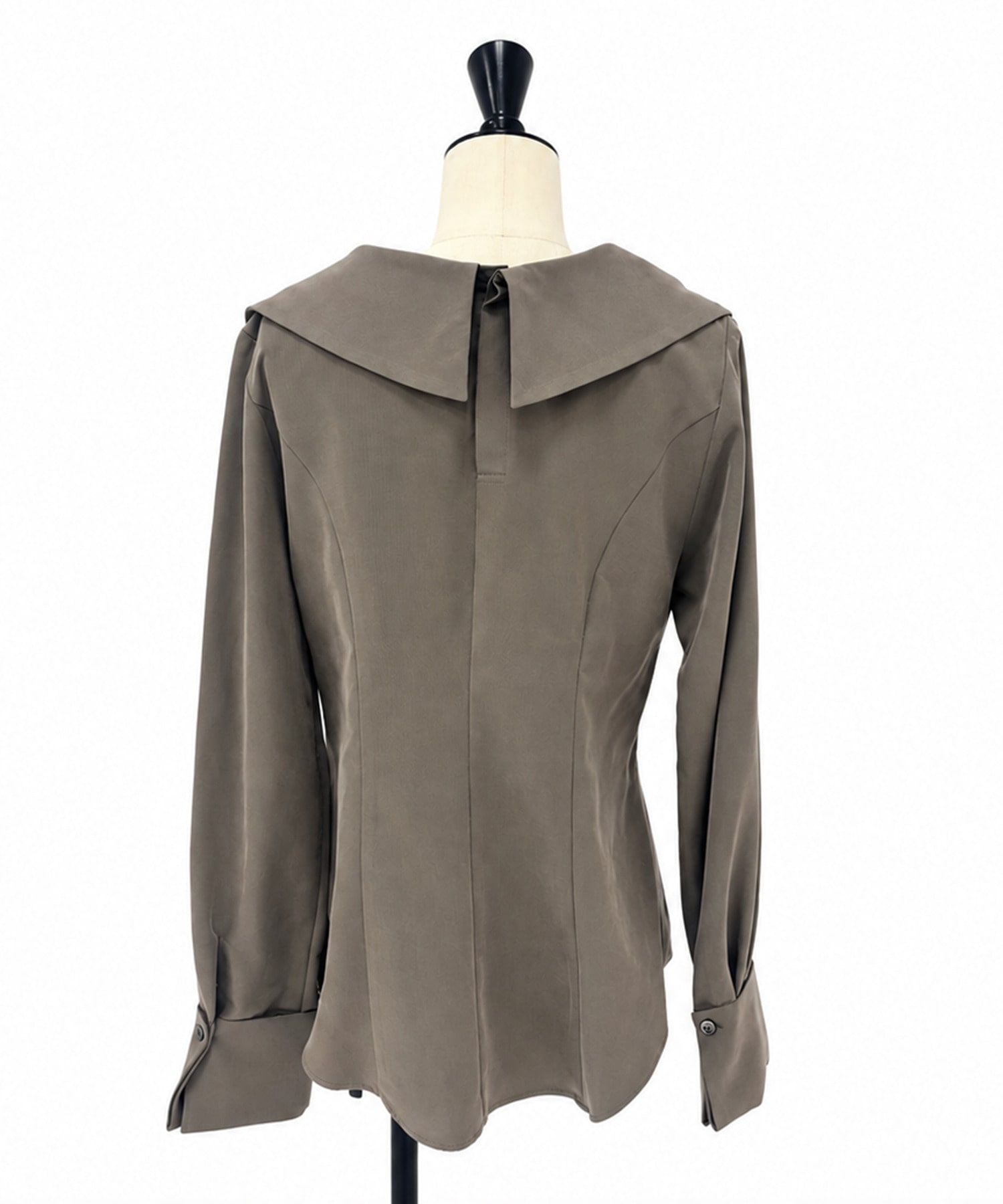 Fibril Scarf-Neck Blouse STUDIOUS
