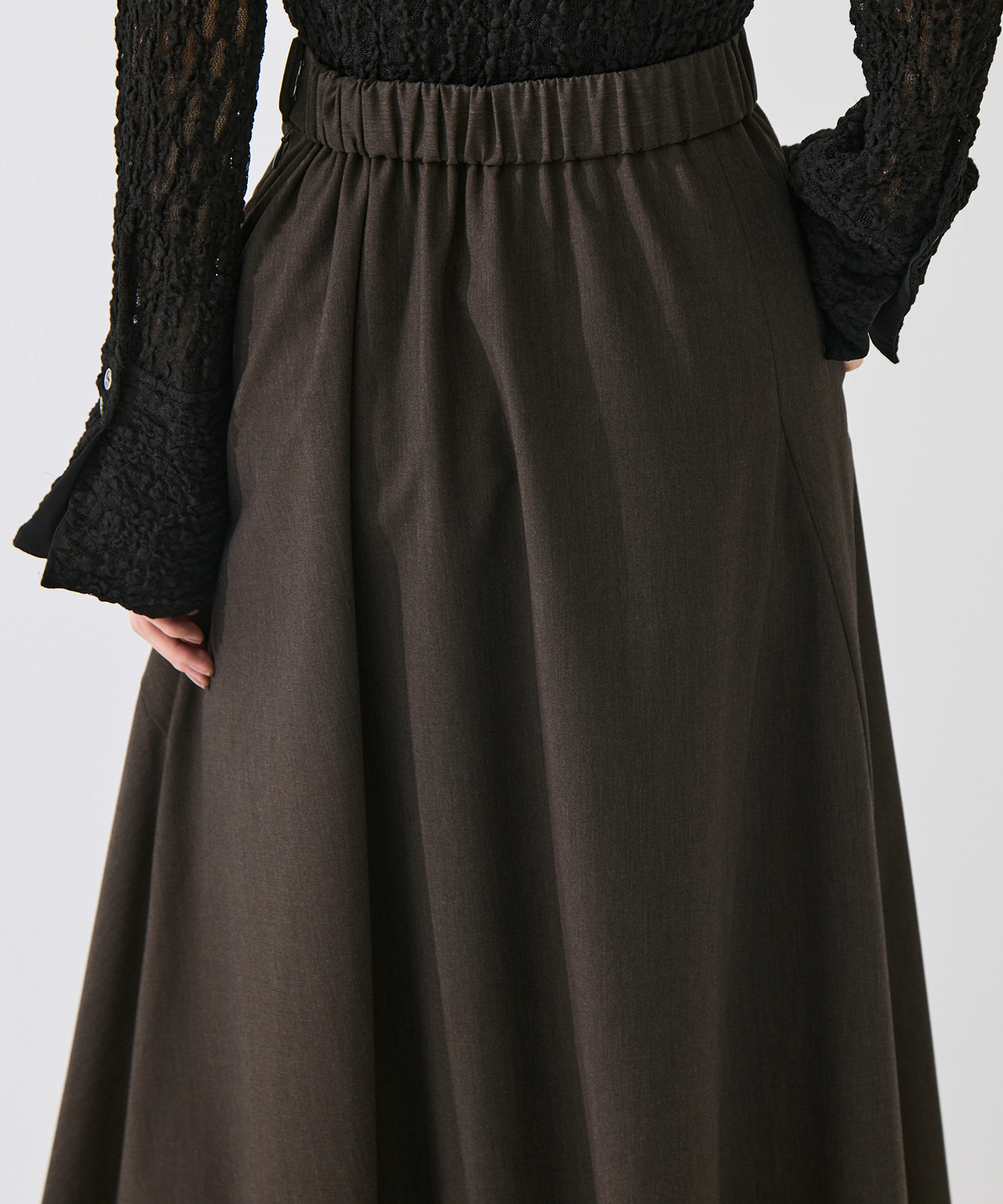 Layered Flare Skirt STUDIOUS