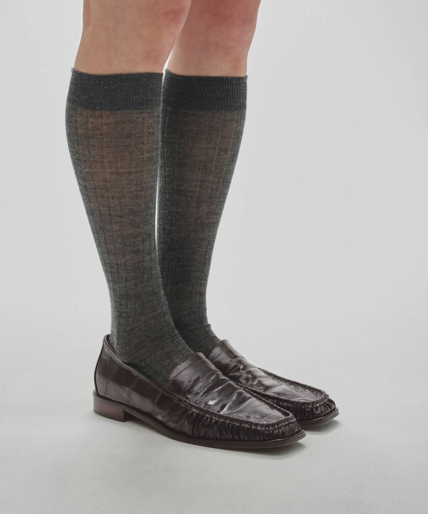 Squaretoe Gather Loafers TODAYFUL