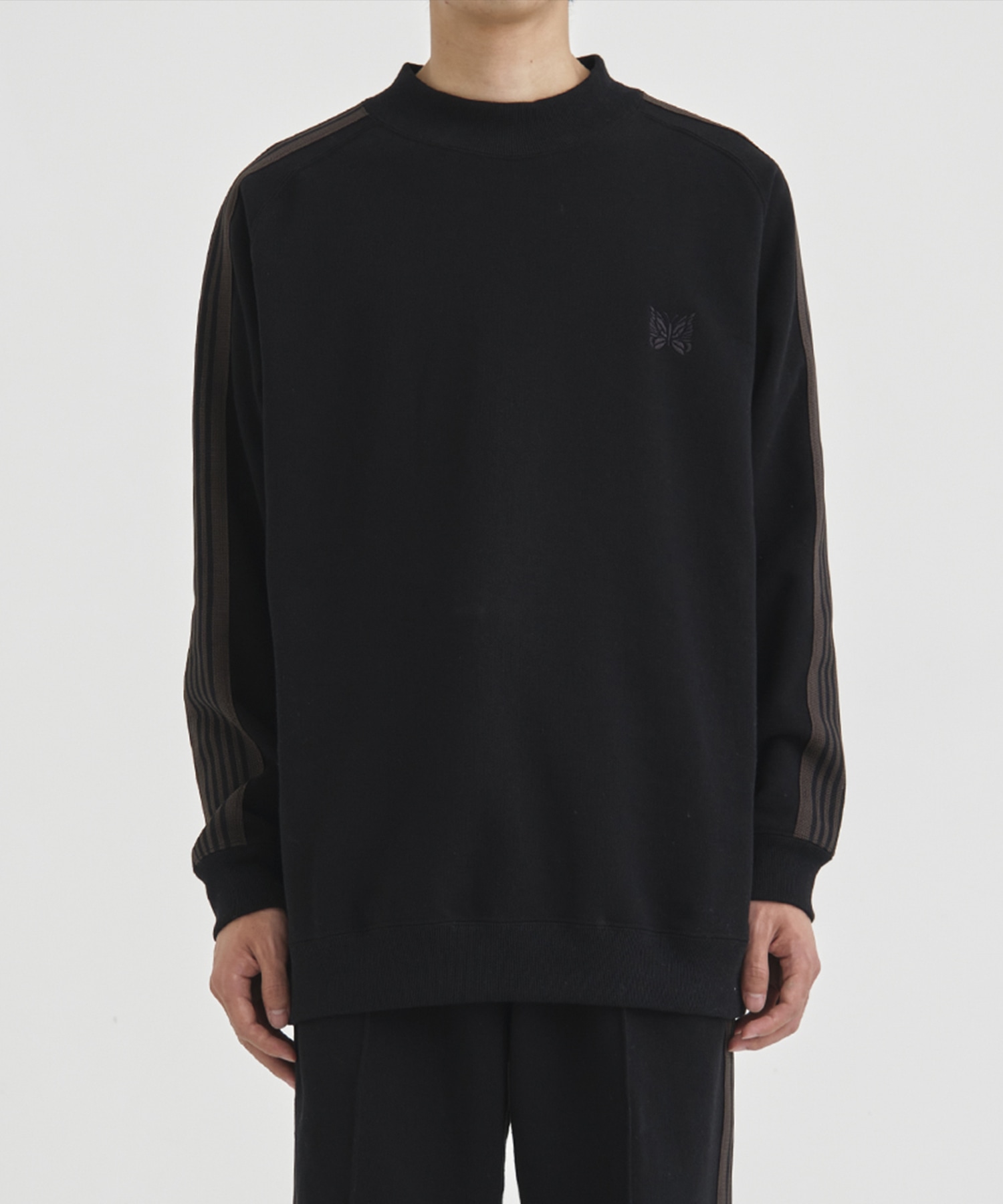 <別注>L/S Mock Neck PO- Sweat NEEDLES