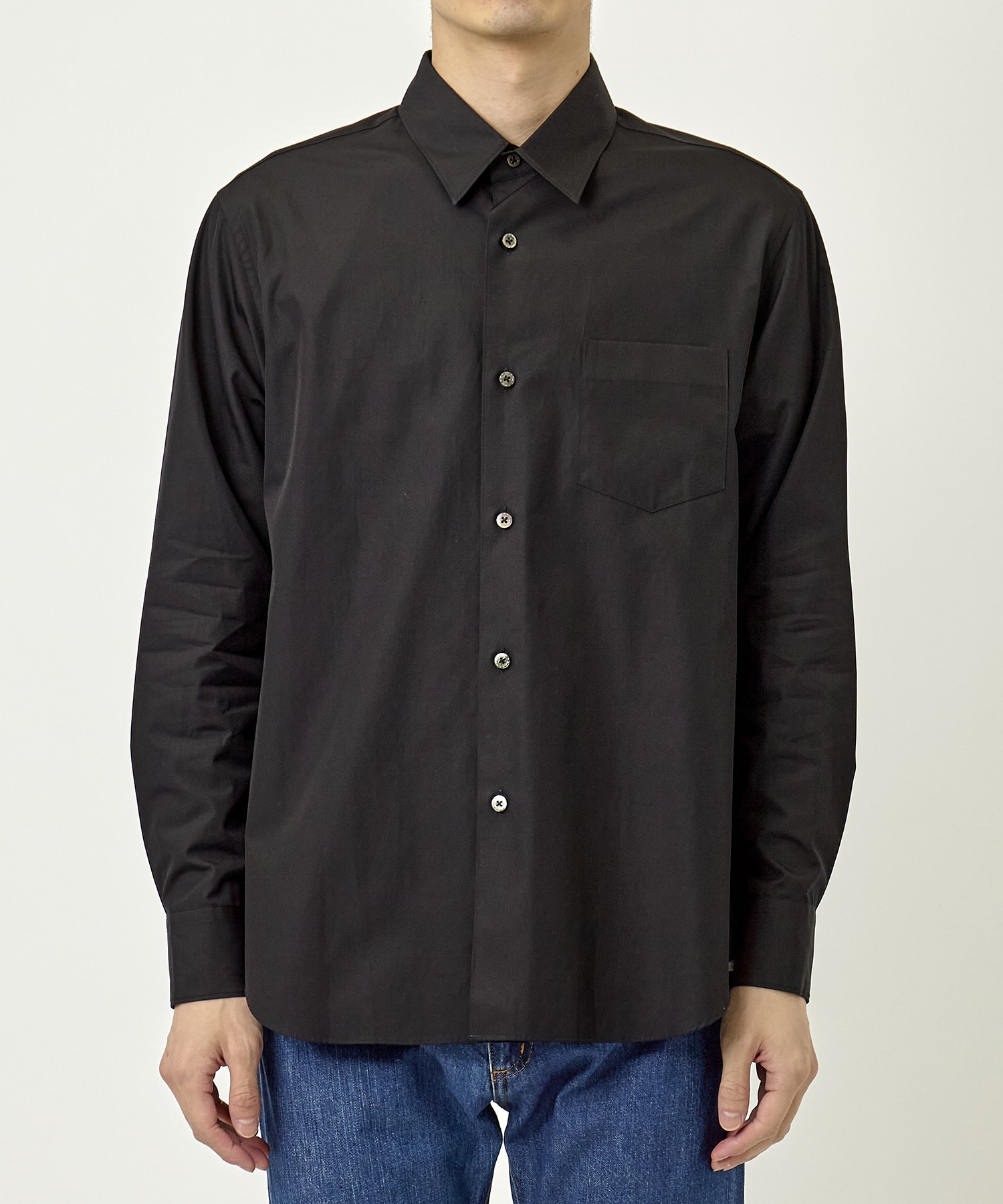 Watteau pleated cotton shirt FUMITO GANRYU