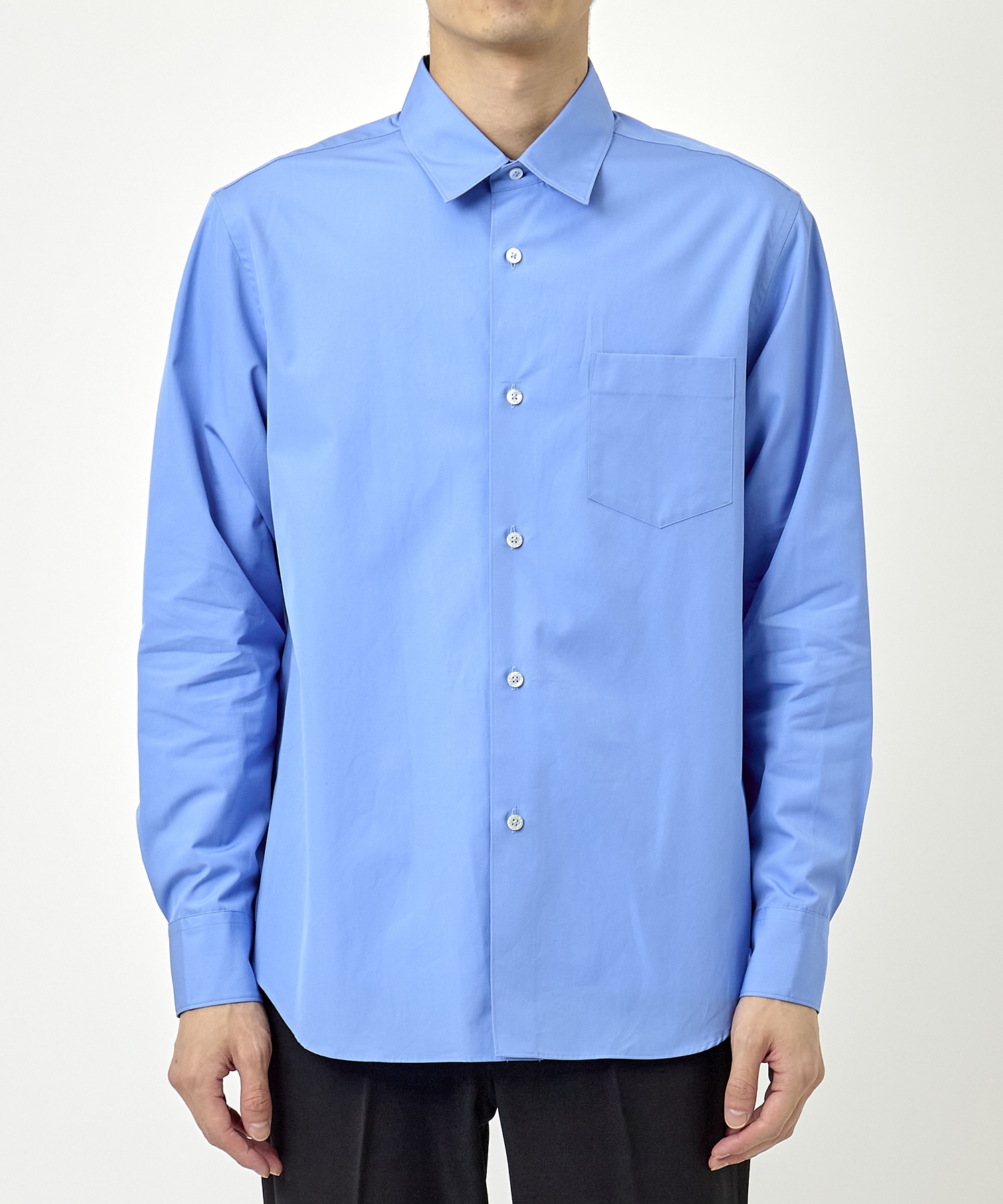 Watteau pleated cotton shirt FUMITO GANRYU