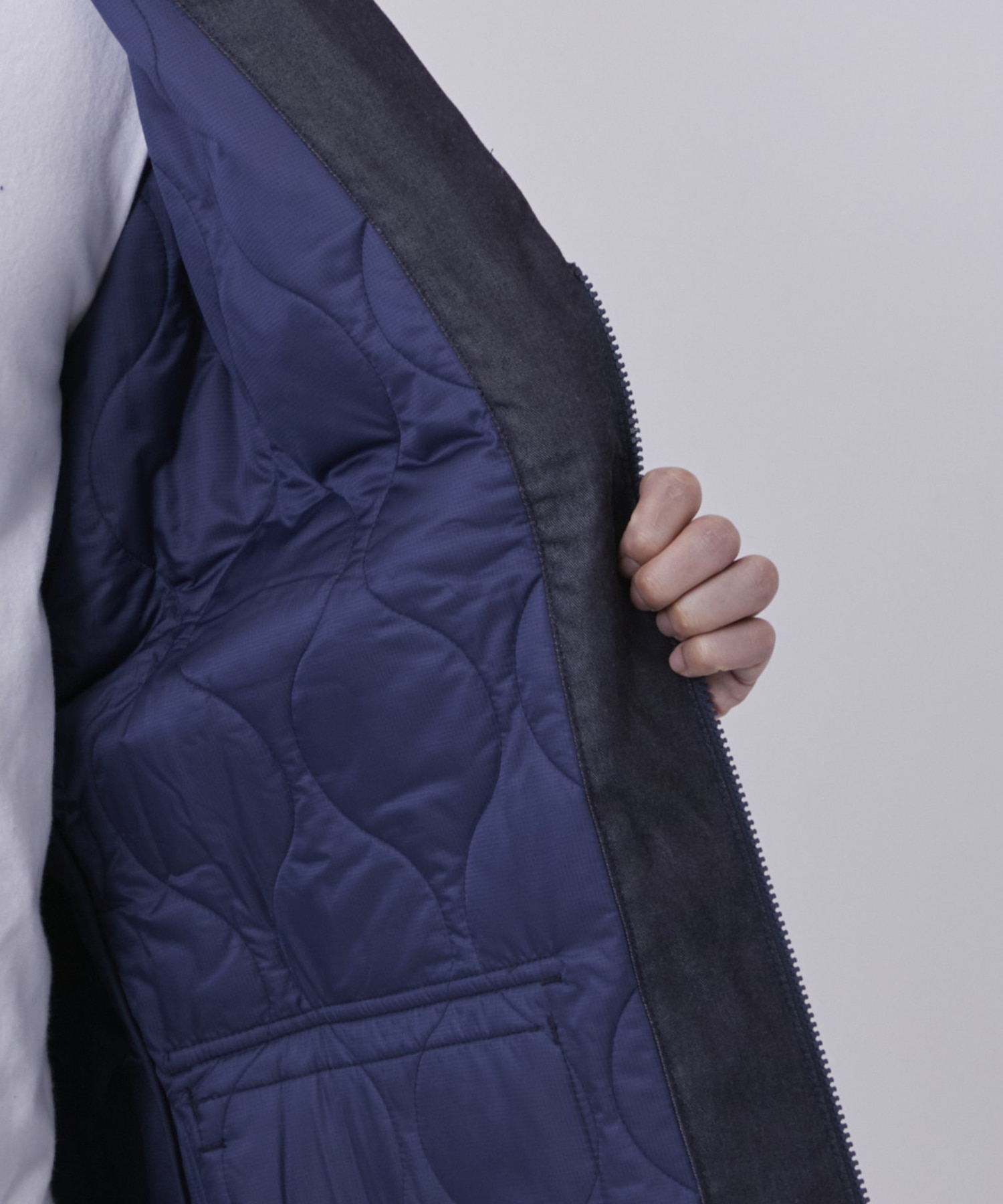 QUILTED HAORI JACKET FDMTL